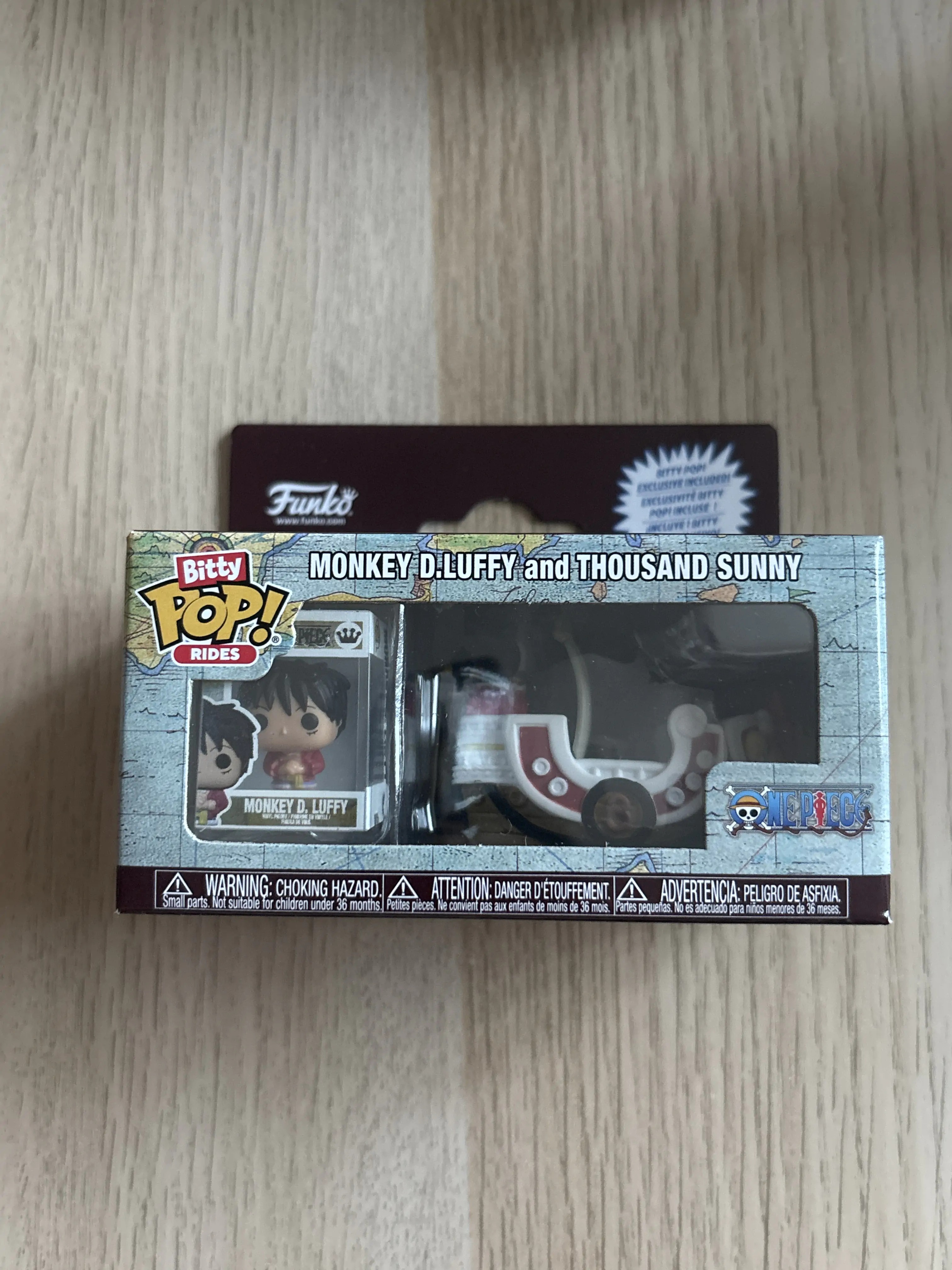 Bitty Funko POP figurka Jízda One Piece Monkey D.Luffy a Thousand Sunny fotografii produktu