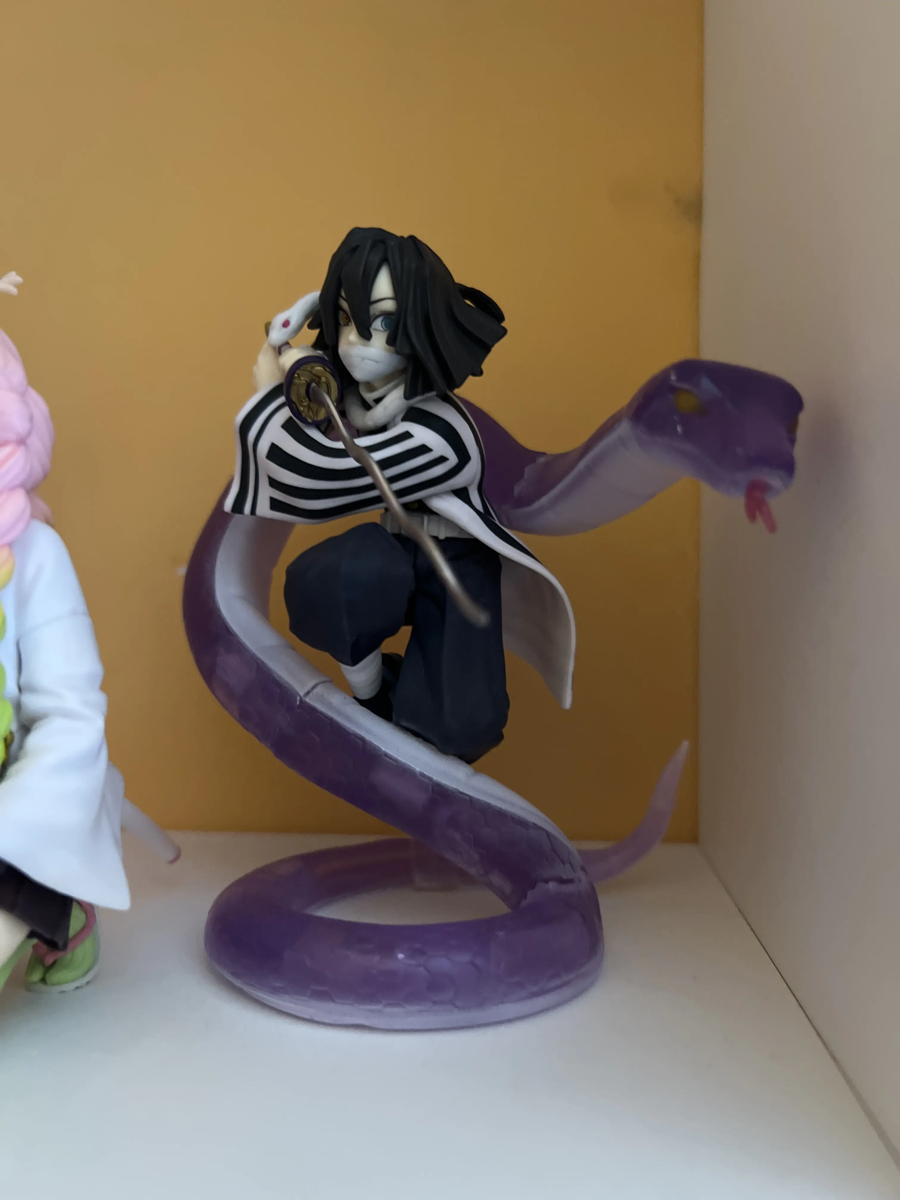 Demon Slayer: Kimetsu no Yaiba Xross Link Anime PVC soška Obanai Iguro Hashira Training Arc 14 cm fotografii produktu