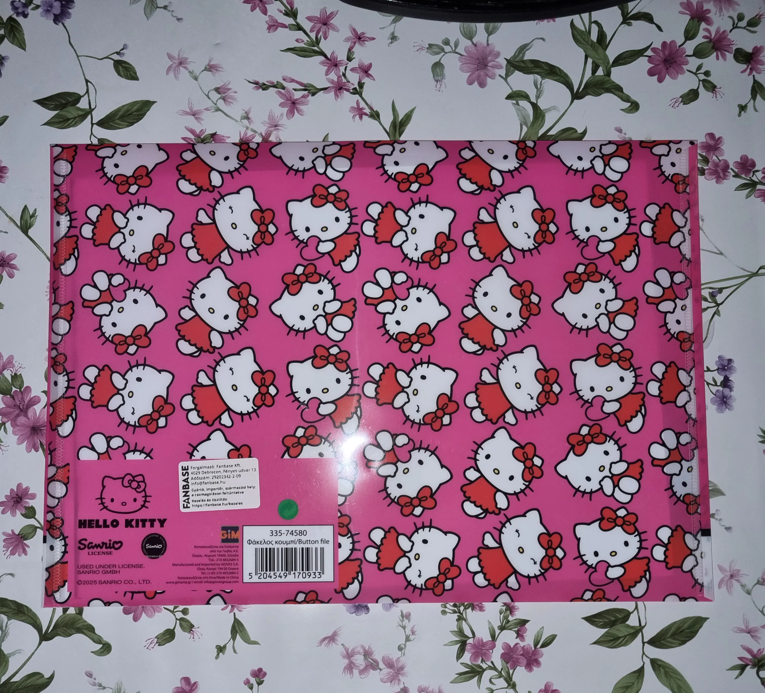Hello Kitty Sweetheart A4 desky na dokumenty fotografii produktu