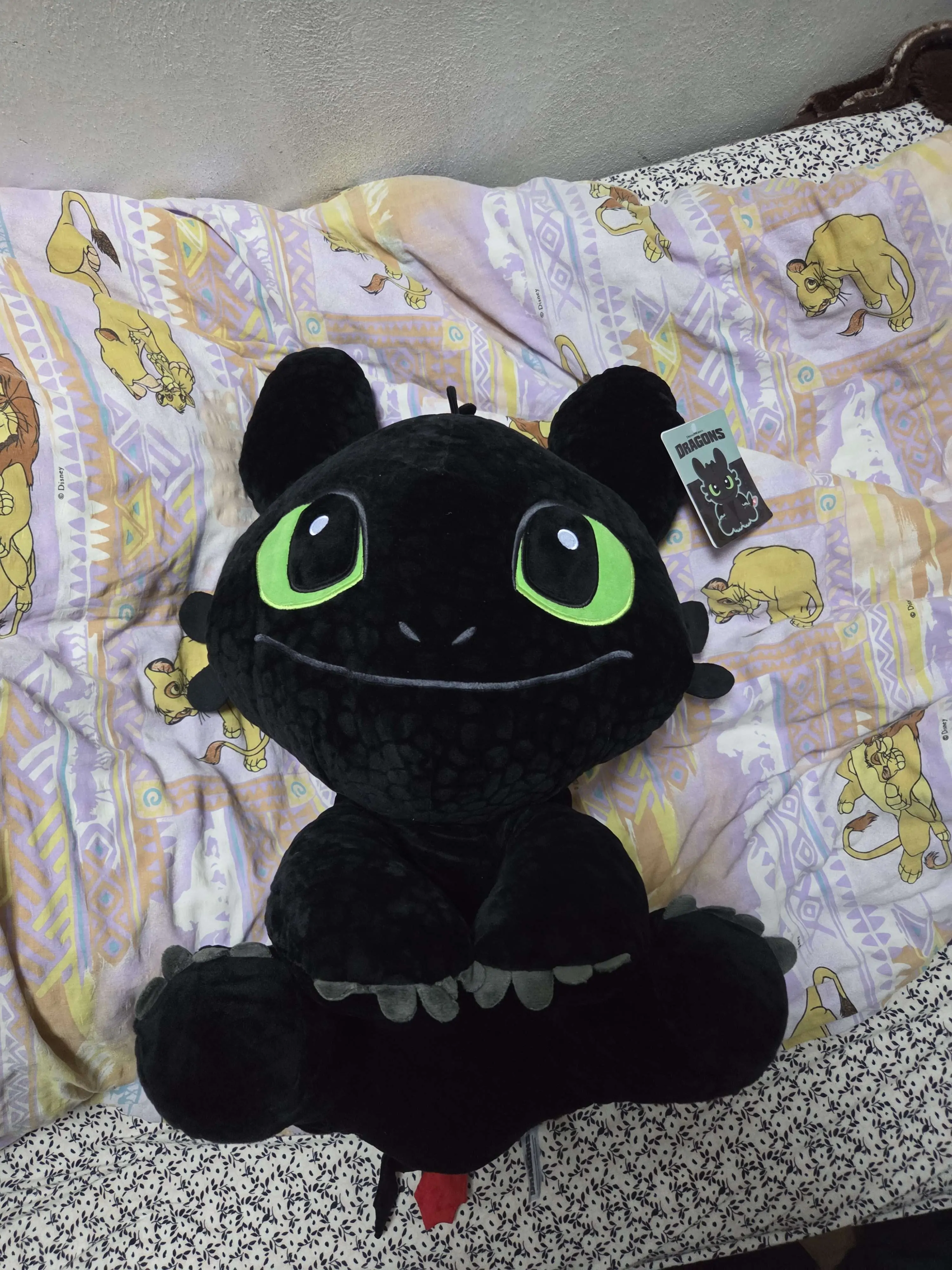 Jak vycvičit draka Plyšová figurka Toothless Open Eyes verze 60 cm fotografii produktu