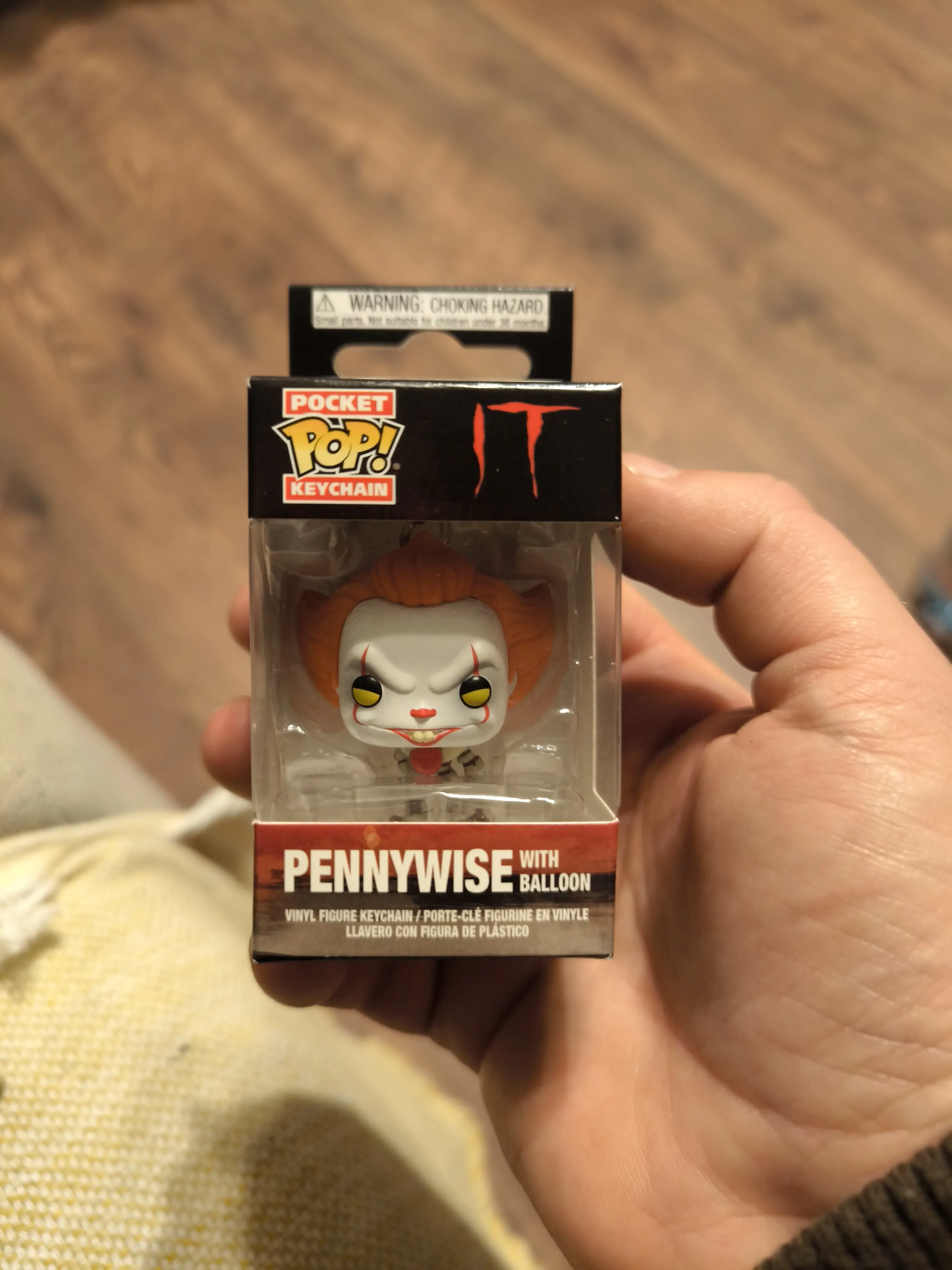 Stephen King's It 2017 Kapesní POP! Vinylová klíčenka Pennywise s Balónkem 4 cm fotografii produktu
