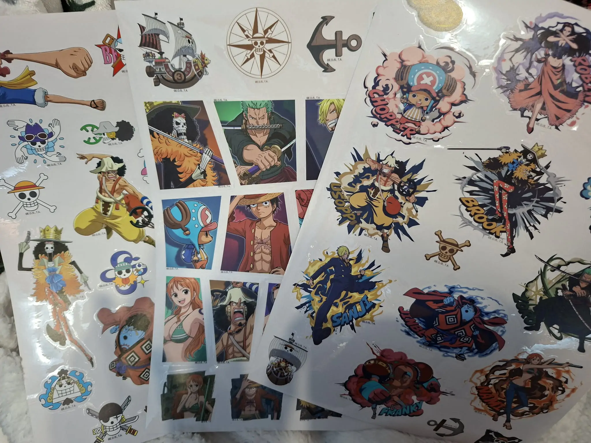 One Piece Sada snímatelných nálepek fotografii produktu