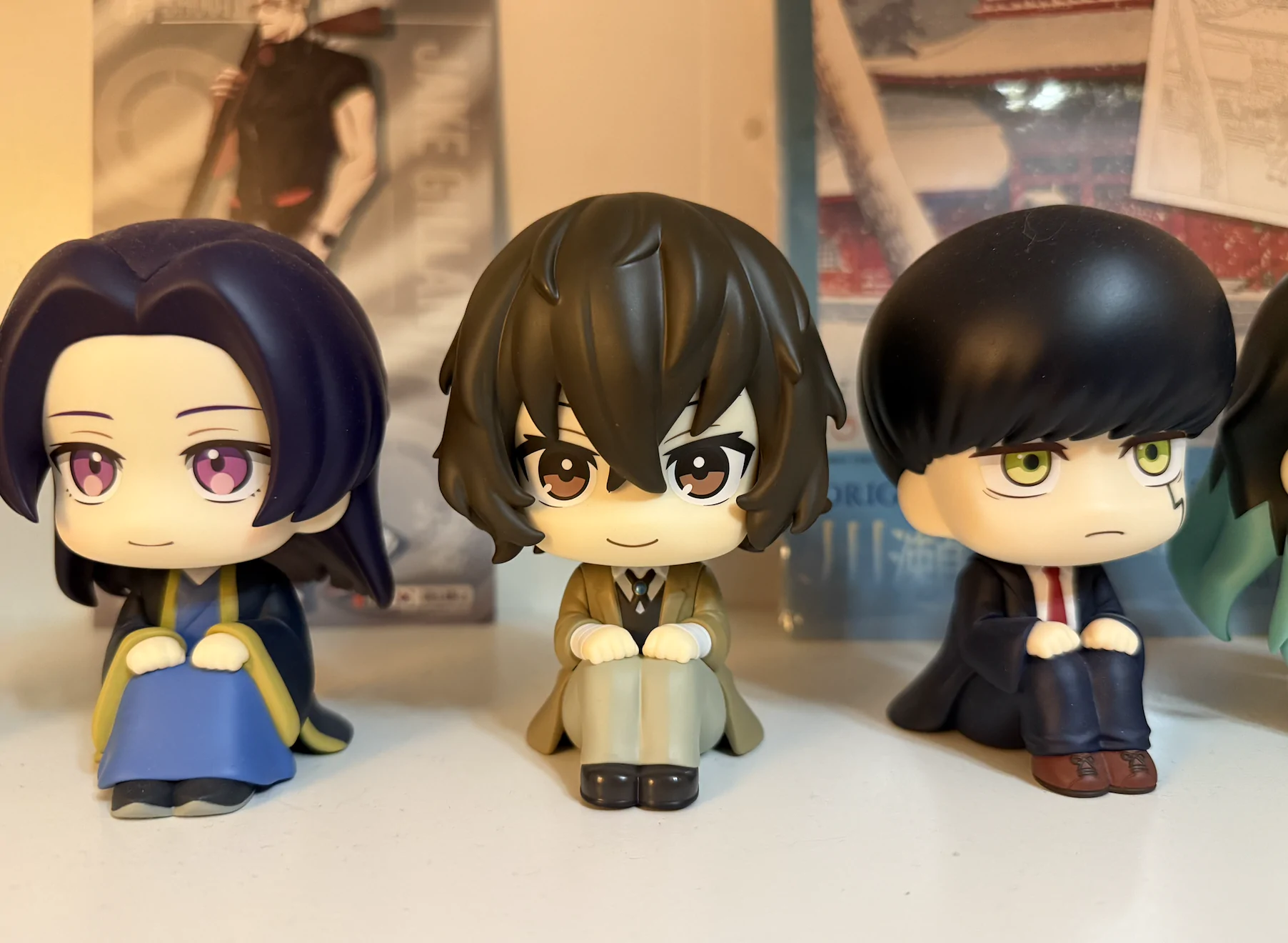 Bungo Stray Dogs Look Up PVC soška Osamu Dazai 11 cm fotografii produktu