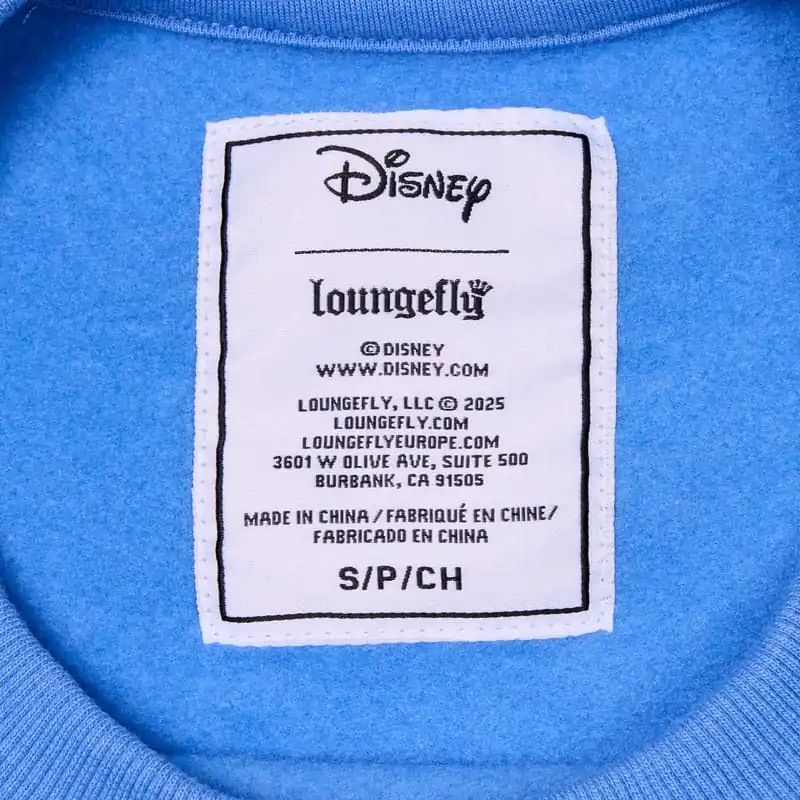 Disney Unisex Oversized Crewneck Sweatshirt Dogs & Cats mikina fotografii produktu