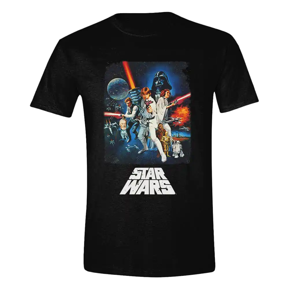 Star Wars A New Hope Tričko Retro Poster fotografii produktu