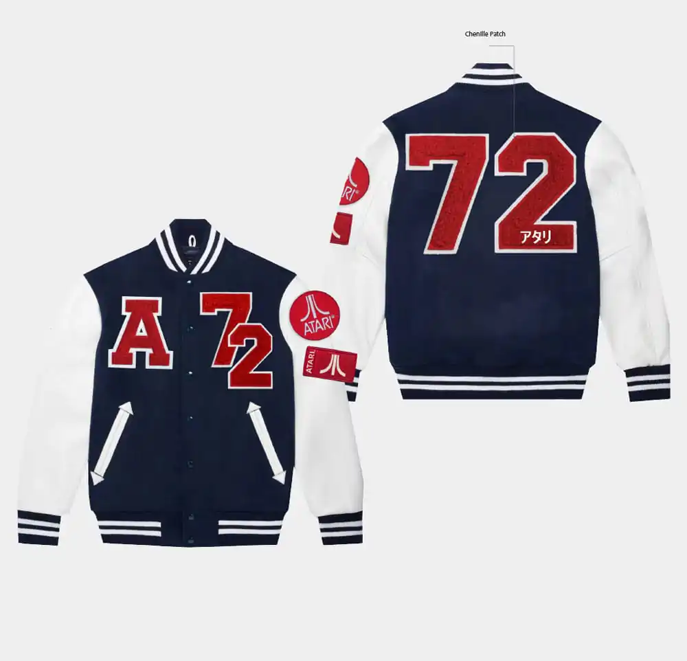Atari univerzitní bunda Chenille Varsity fotografii produktu