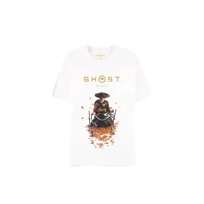 Ghost of Yotei Tričko Samurai White fotografii produktu