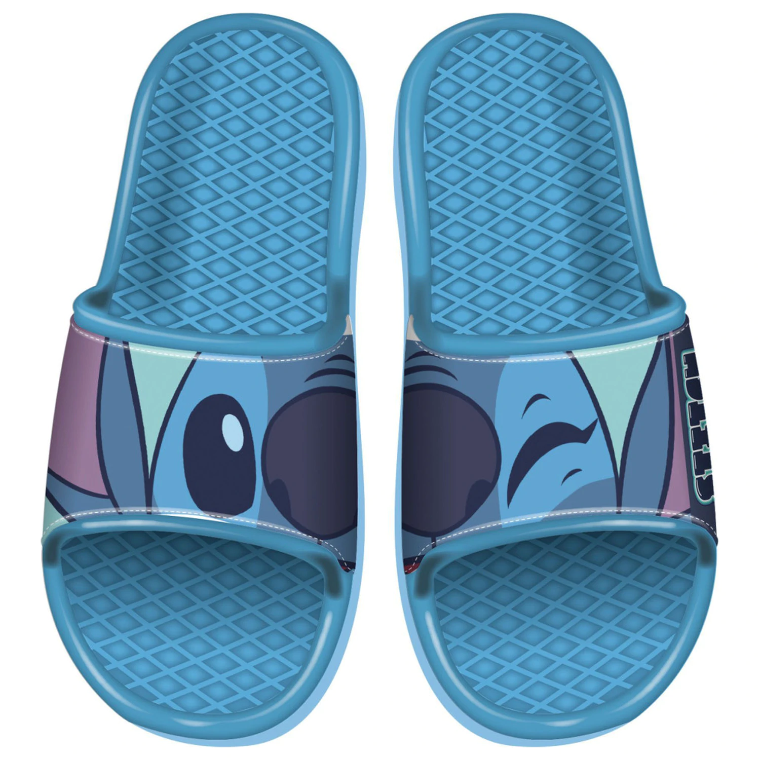 Dětské bačkůrky Stitch Wink Blue fotografii produktu