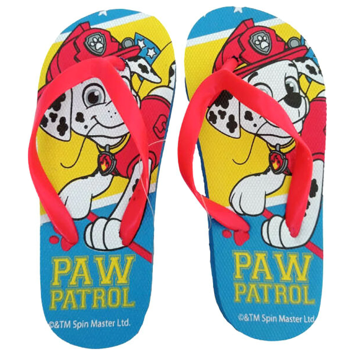 PAW Patrol Marshall červené dětské žabky fotografii produktu
