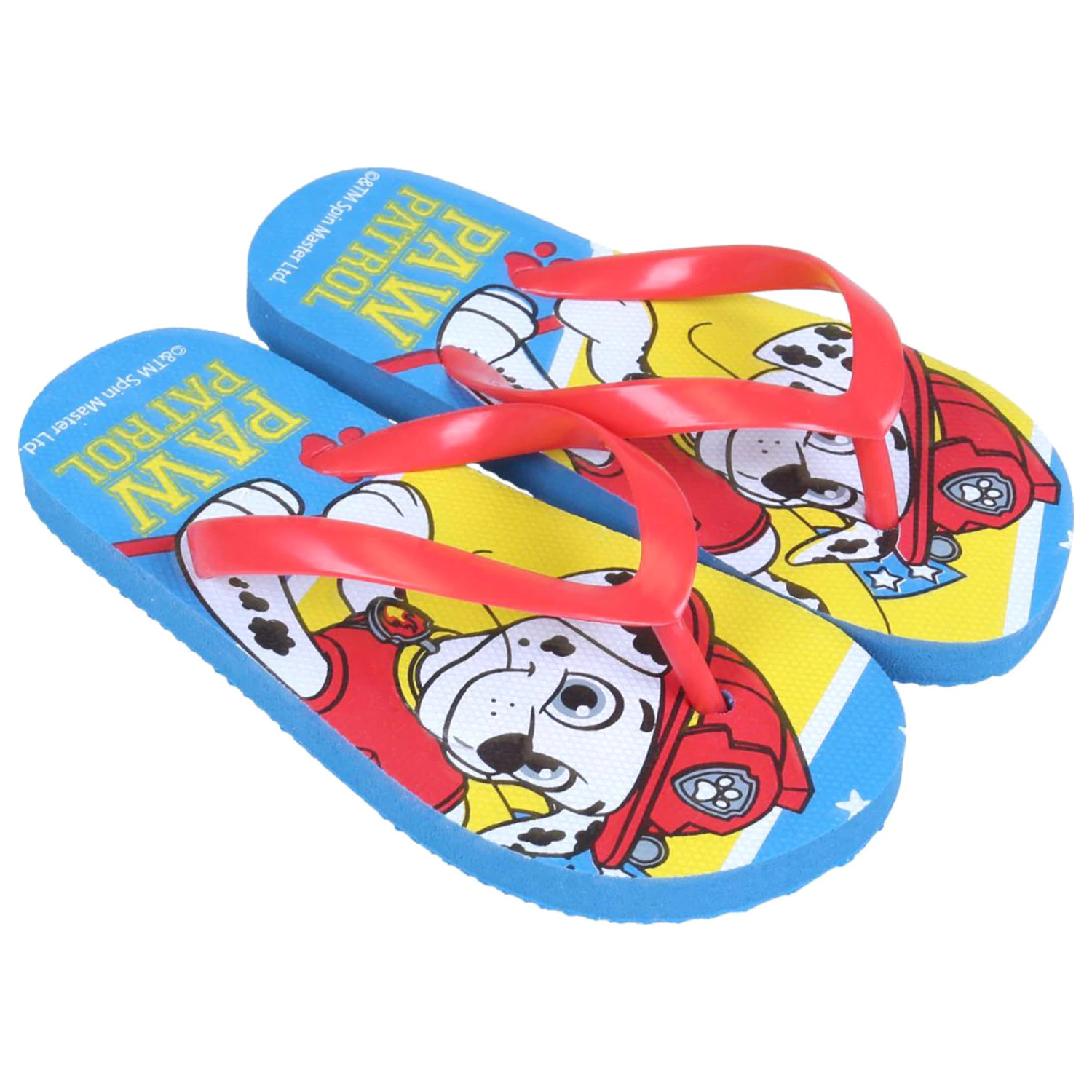 PAW Patrol Marshall červené dětské žabky fotografii produktu