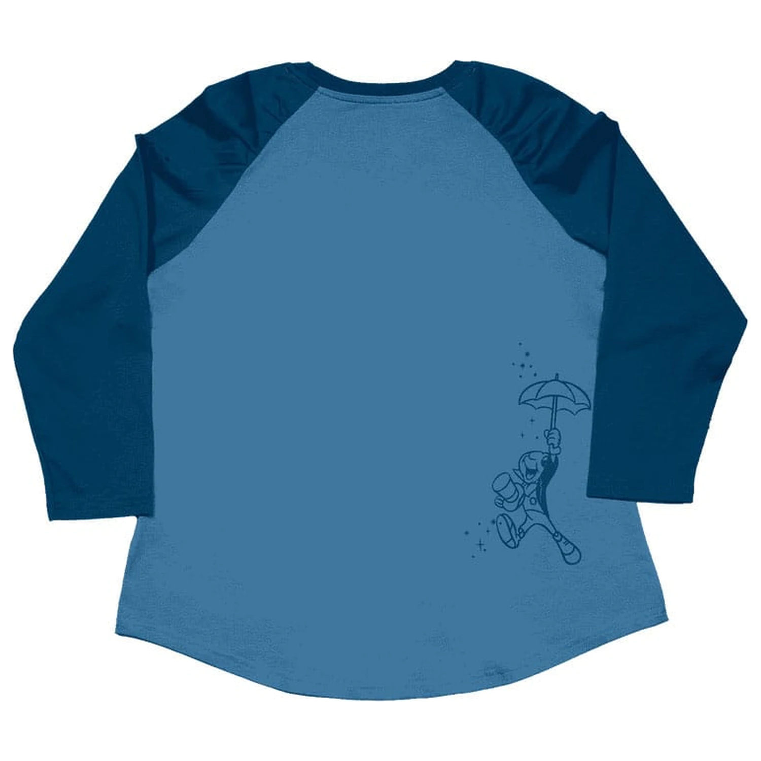 Pinocchio by Loungefly Tričko T-Shirt Unisex Blue Fairy Shirred Raglan fotografii produktu