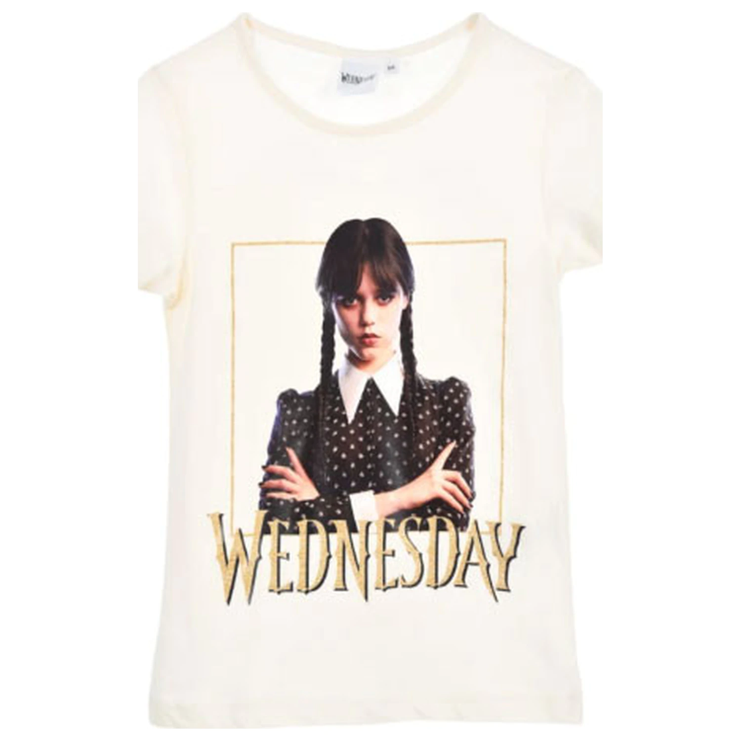 Wednesday Gloomy White Dětské krátký rukáv tričko, top fotografii produktu