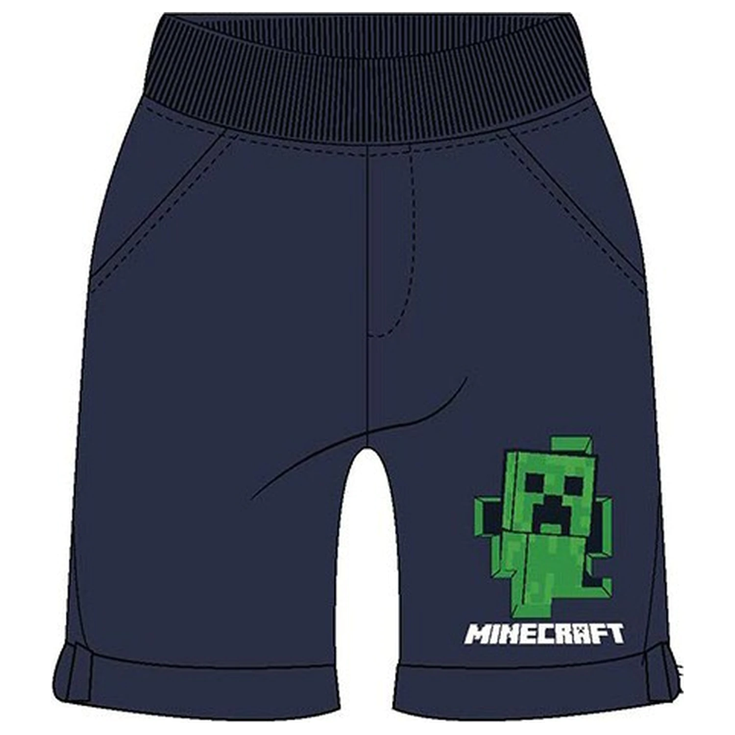 Minecraft Creeper Clash dětské kraťasy fotografii produktu