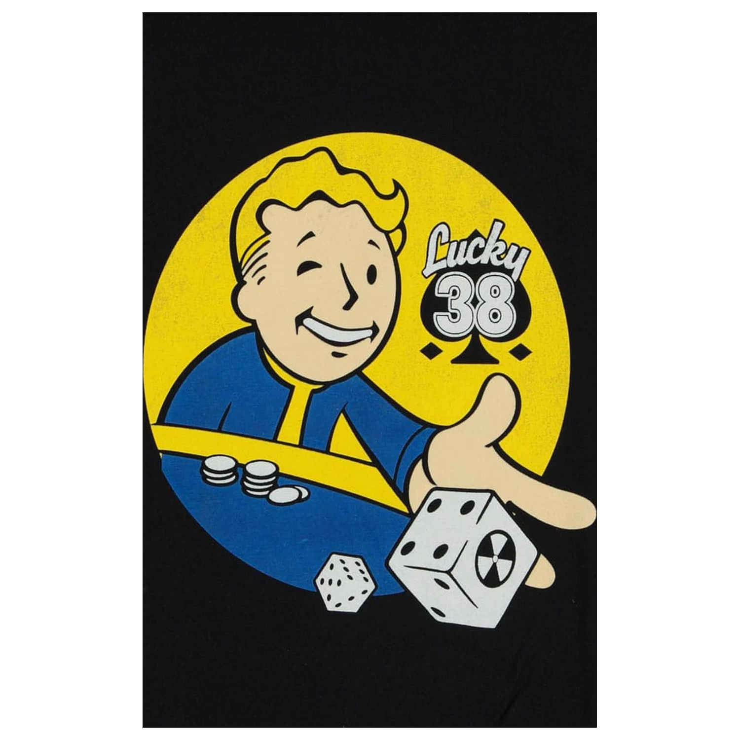 Fallout tričko Lucky 38 Dice fotografii produktu