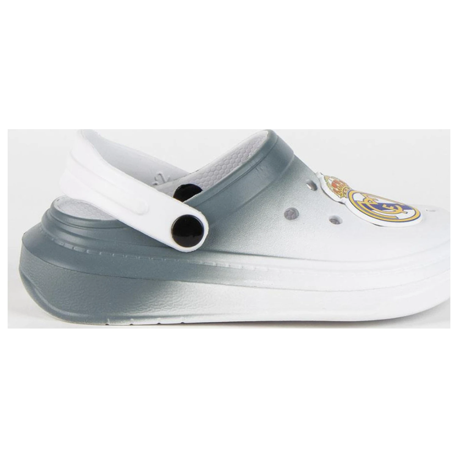 Dětské pantofle Real Madrid Coat of Arms White, dřevák fotografii produktu