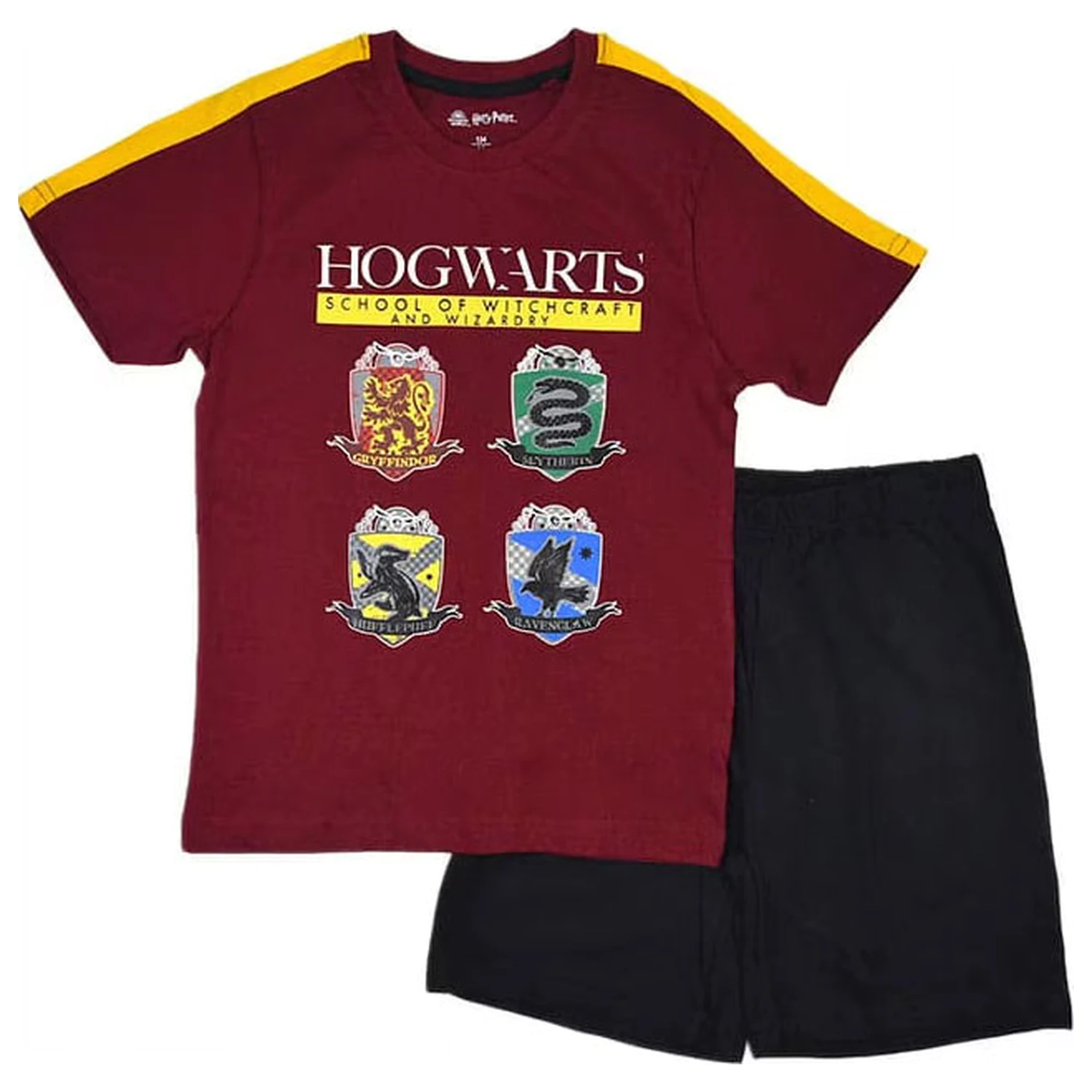 Harry Potter Witchcraft Červené dětské krátké pyžamo fotografii produktu