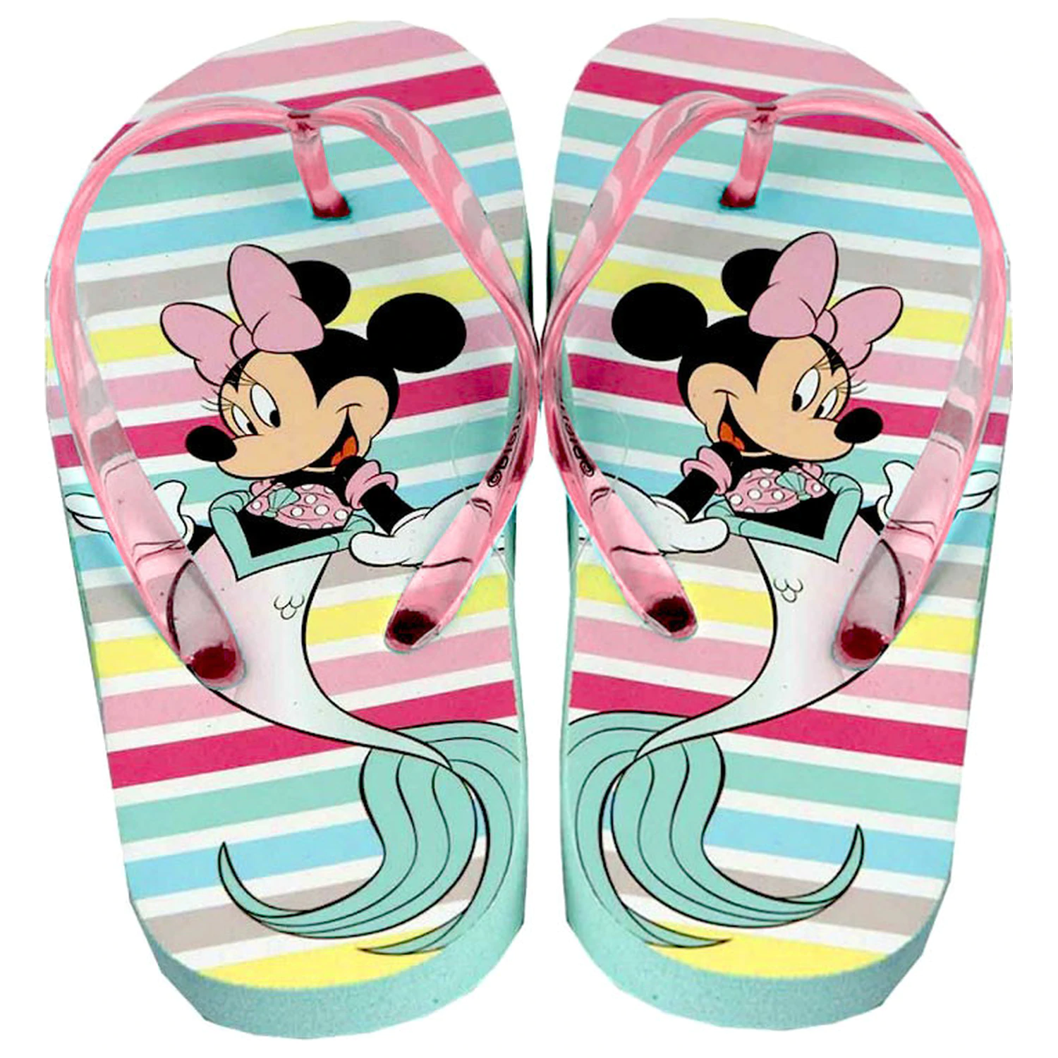 Disney Minnie Mermaid dětské žabky, velikost fotografii produktu
