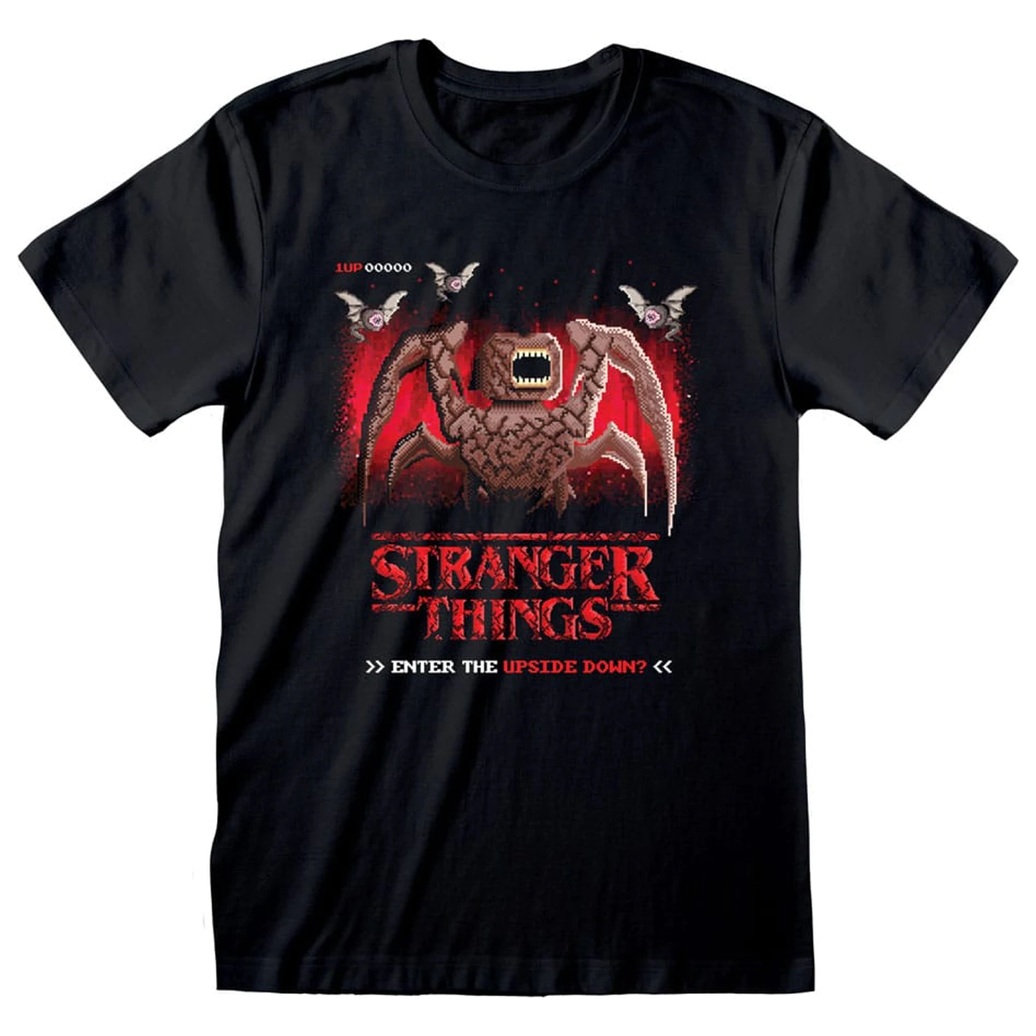 Stranger Things Tričko 8 Bit Upside Down fotografii produktu