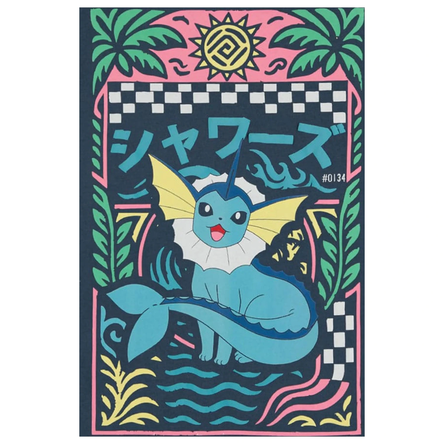 Pokémon Tričko Navy Vaporeon fotografii produktu