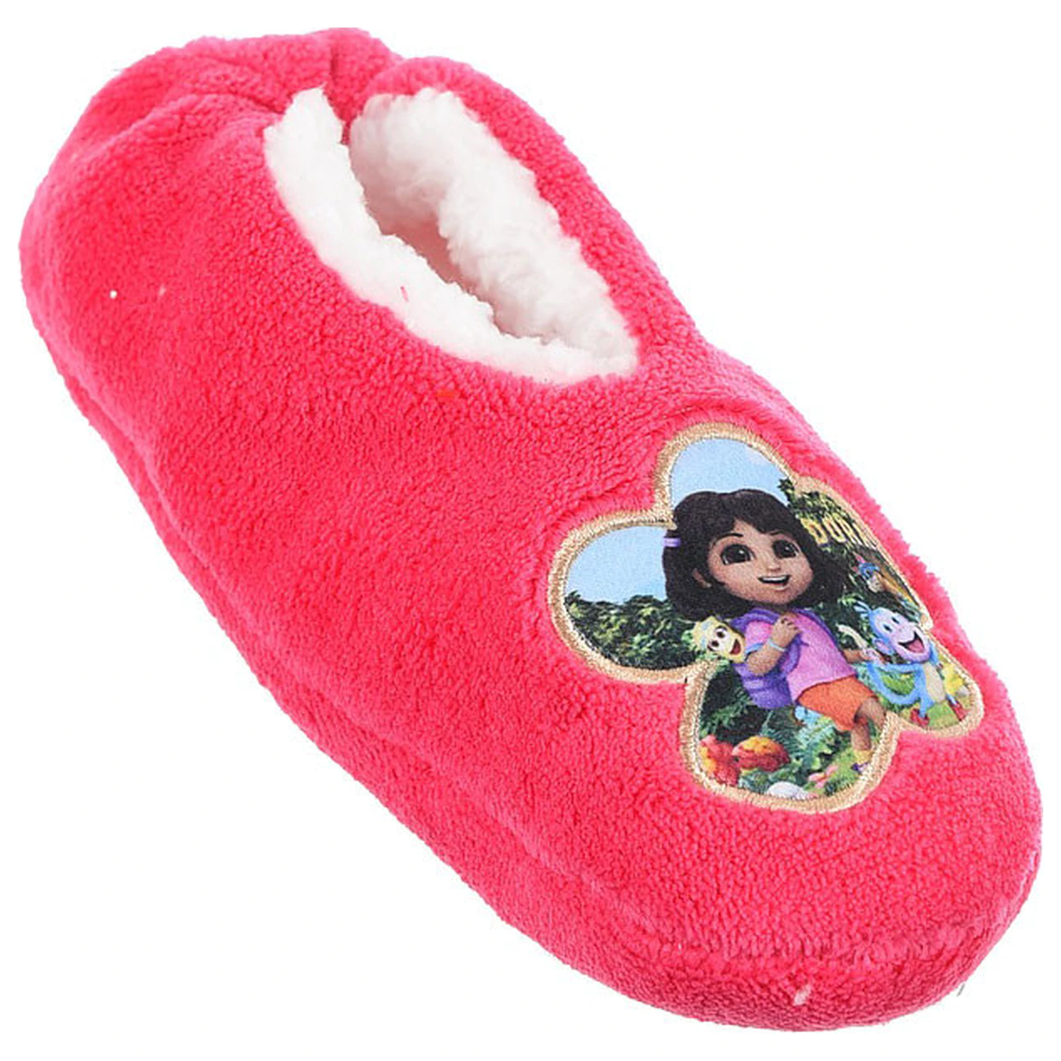 Dora the Explorer Květinové Růžové Dětské Zimní bačkory fotografii produktu
