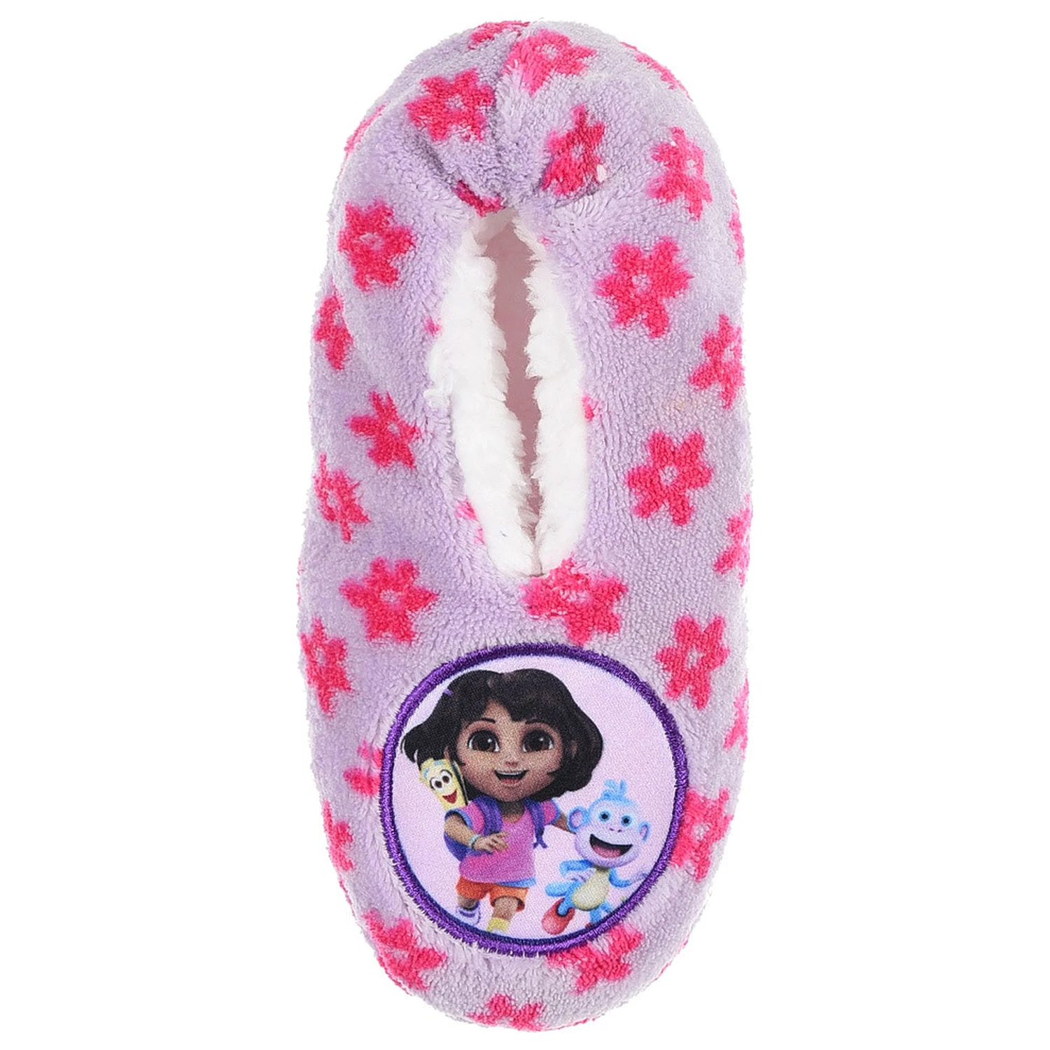 Dora the Explorer Květy Fialové Dětské Zimní Papuče fotografii produktu