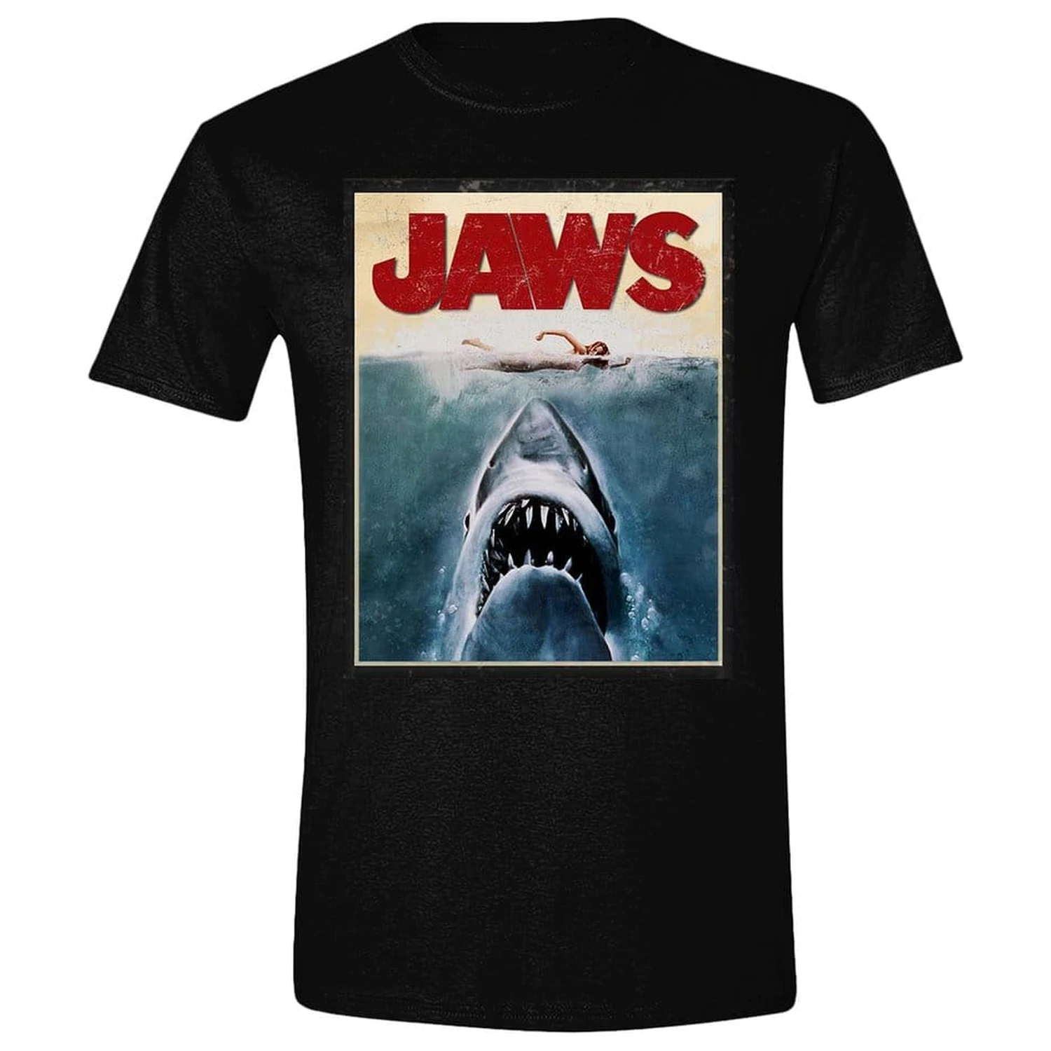 Jaws tričko plakát fotografii produktu