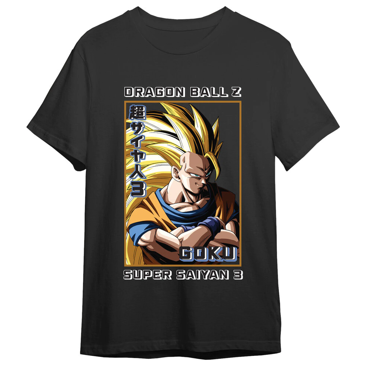 Dragon Ball Z Goku Super Saiyan dospělé tričko fotografii produktu