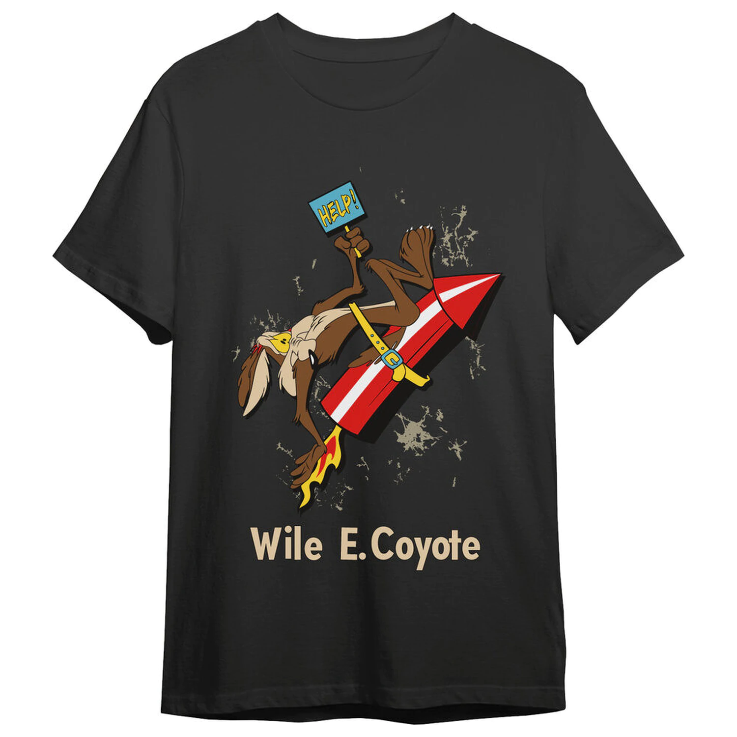 Looney Tunes Coyote Rocket dospělé tričko fotografii produktu