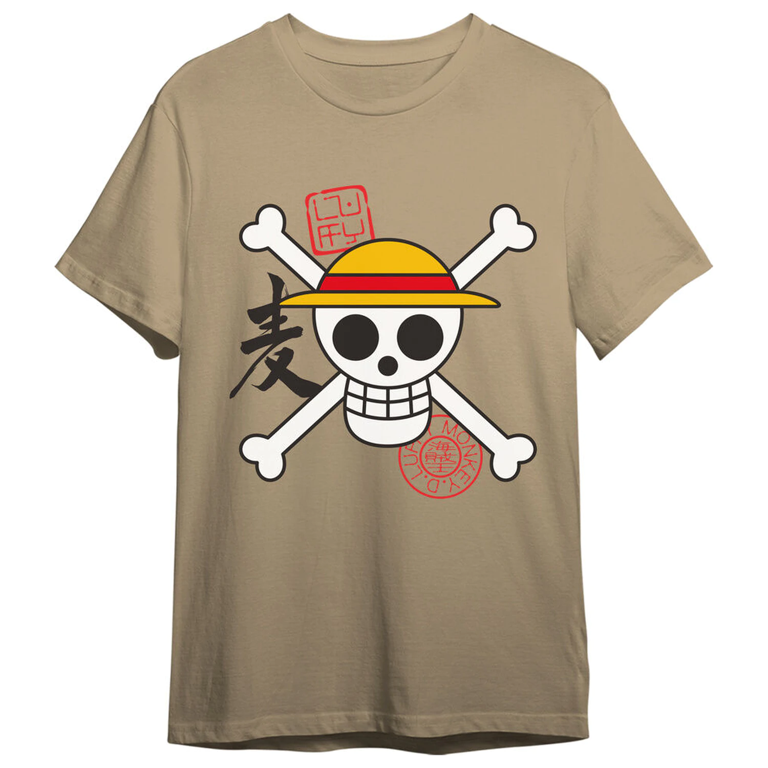 One Piece Skull dospělé tričko fotografii produktu