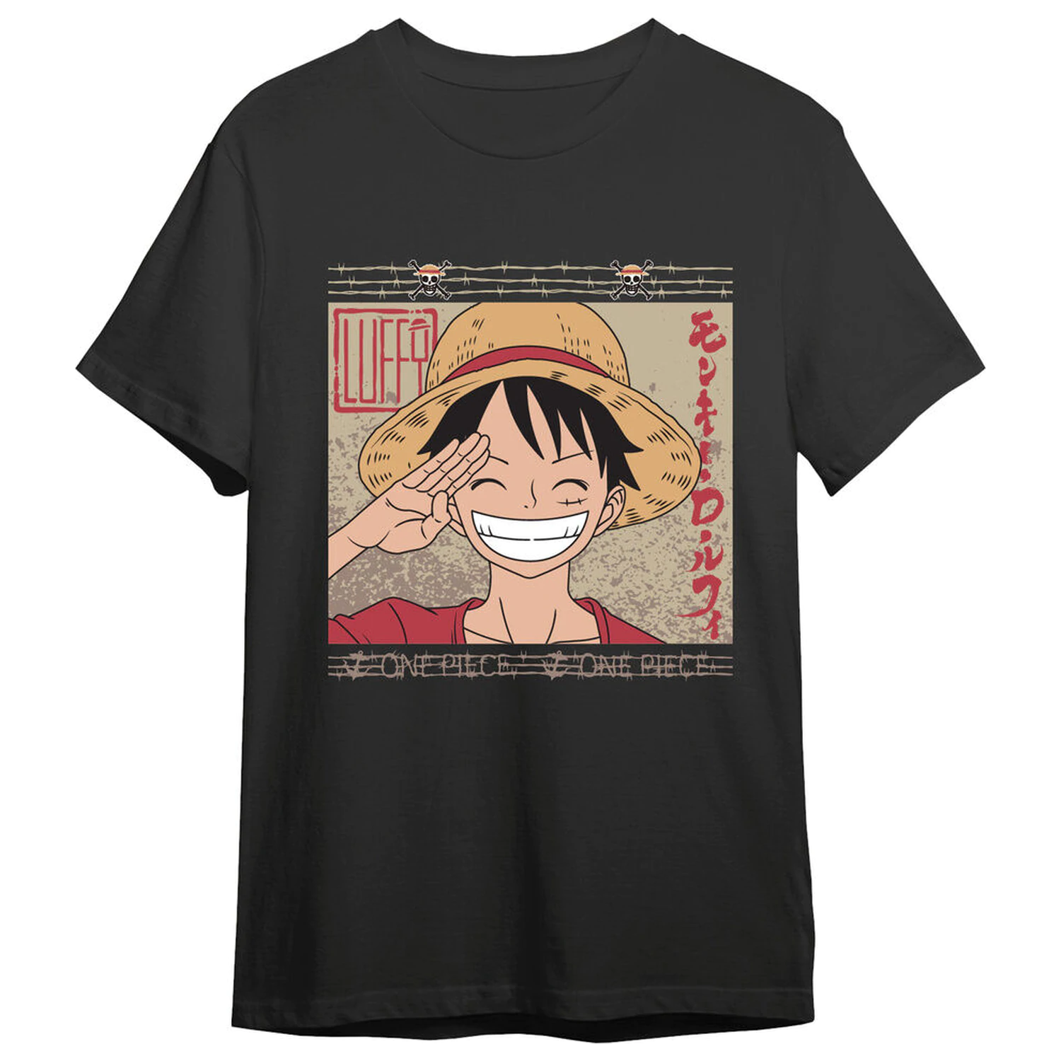 One Piece Monkey D. Luffy dospělé tričko fotografii produktu