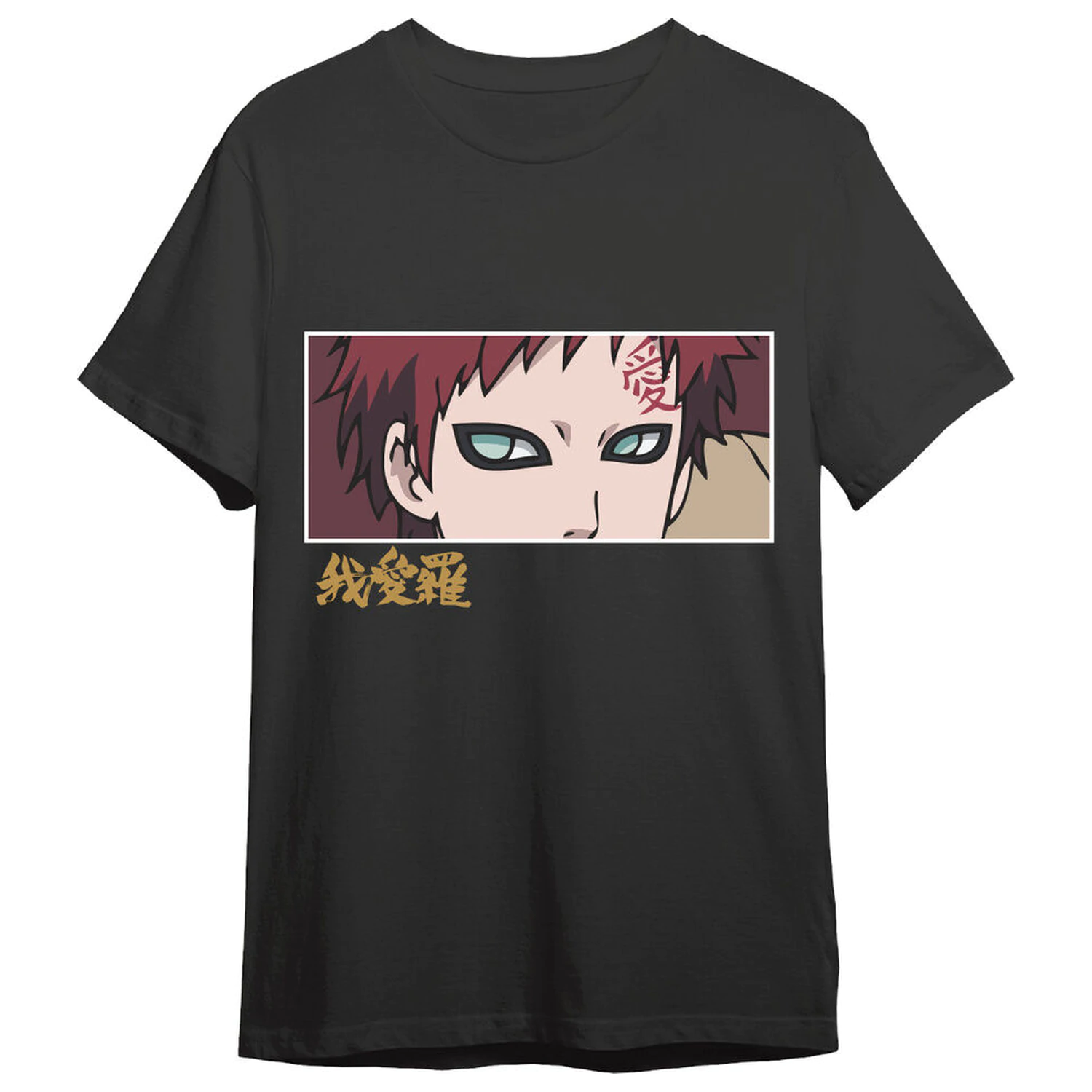 Naruto Shippuden Gaara Eyes dospělé tričko fotografii produktu