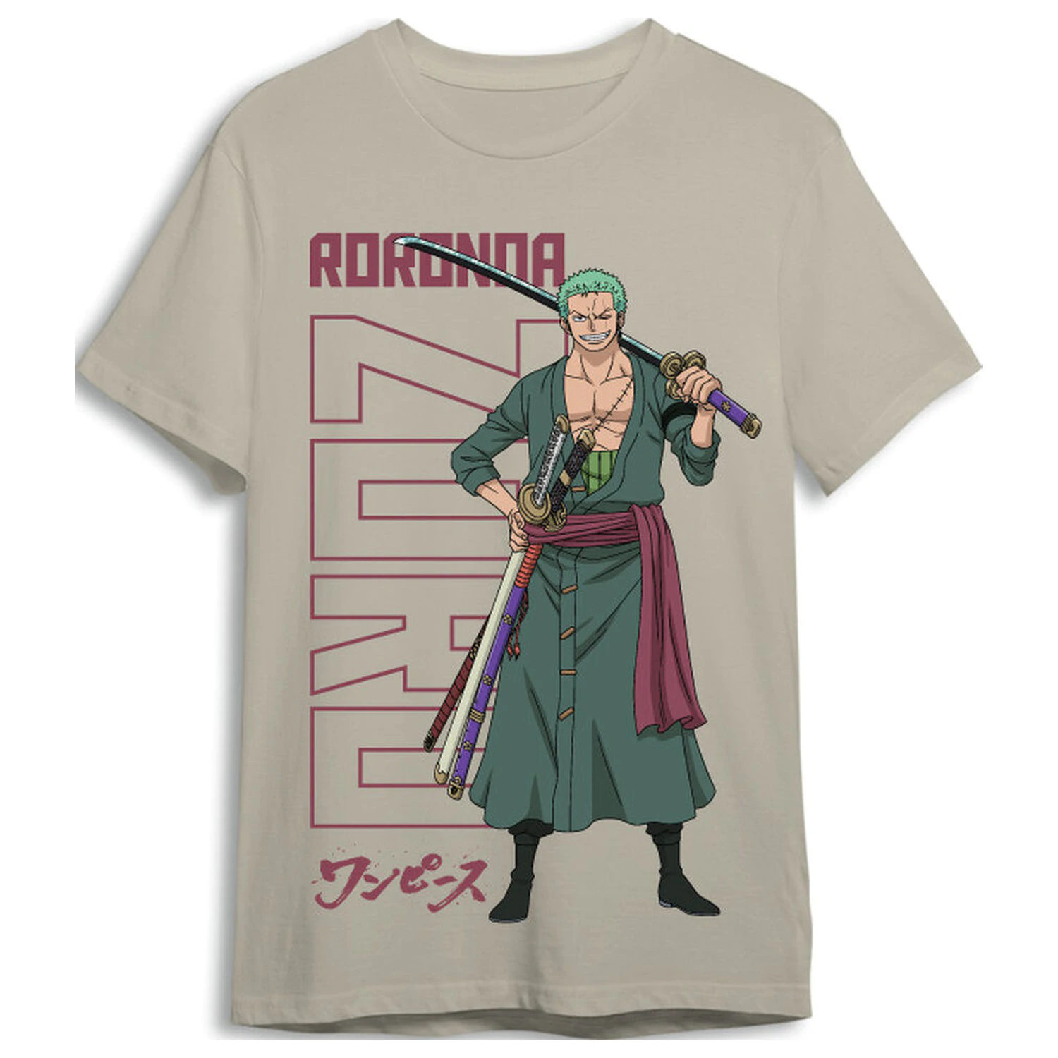 One Piece Roronoa Zoro dospělé tričko fotografii produktu