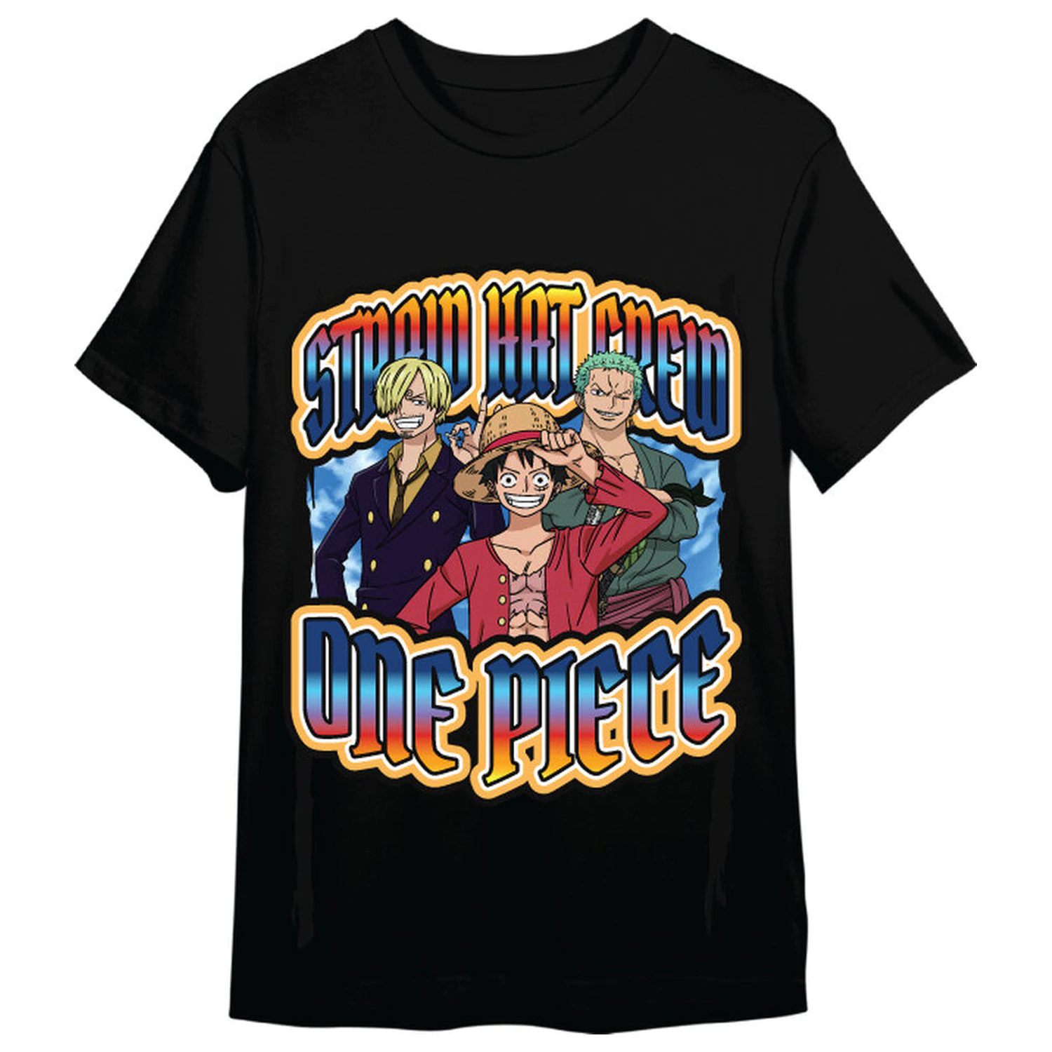 One Piece Monkey D. Luffy, Roronoa Zoro & Sanji dospělé tričko fotografii produktu