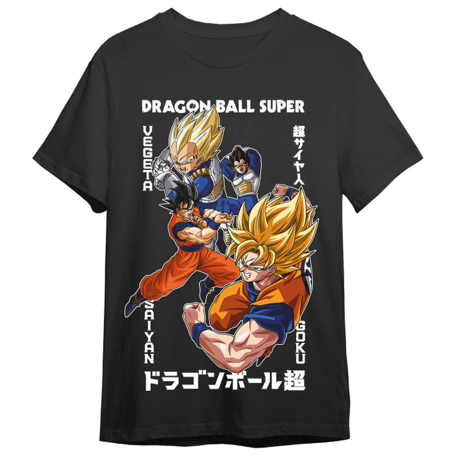 Dragon Ball Super Vegeta & Goku dospělé tričko fotografii produktu