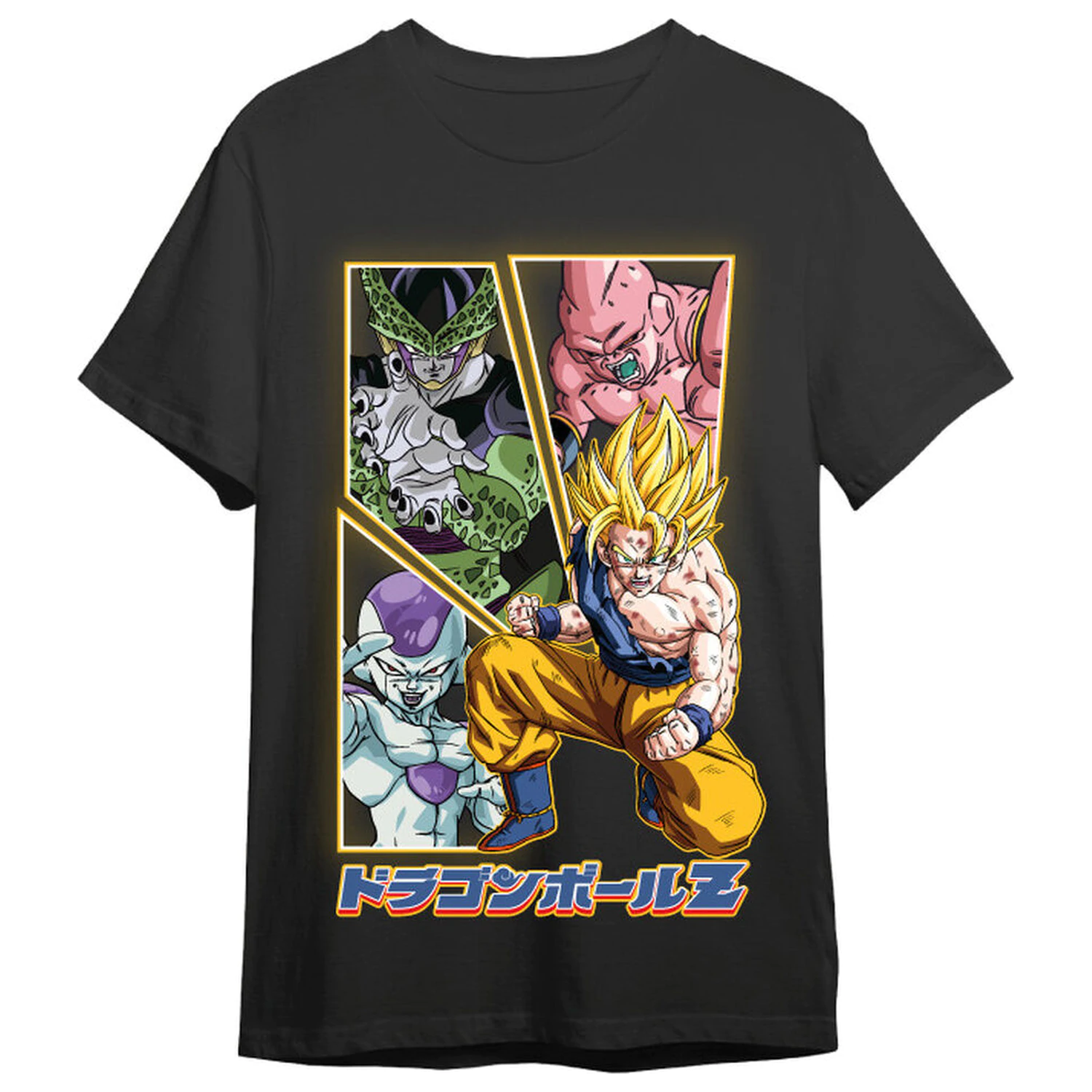 Dragon Ball Z Villains & Goku dospělé tričko fotografii produktu