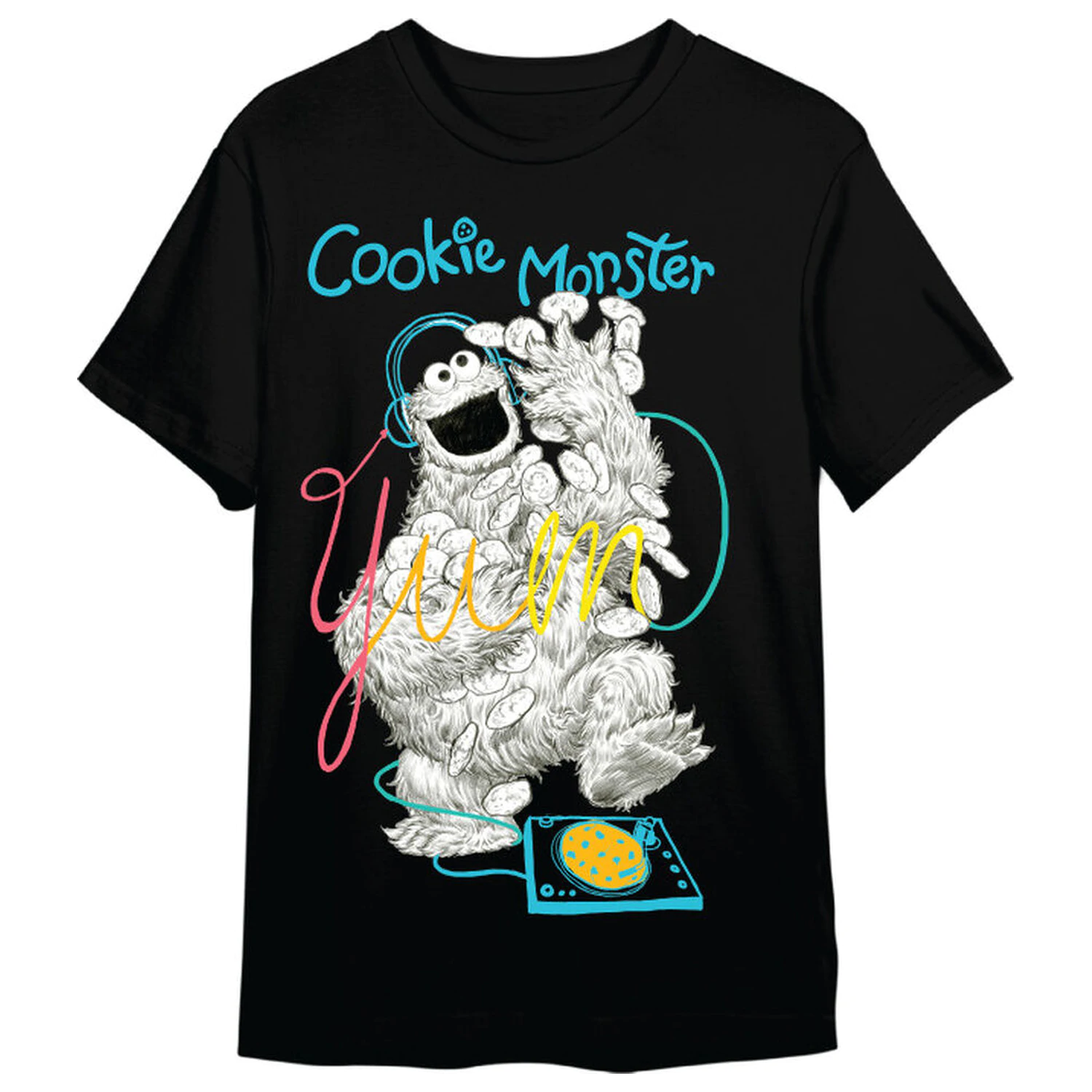 Sesame Street Triki Cookie Monster tričko pro dospělé fotografii produktu