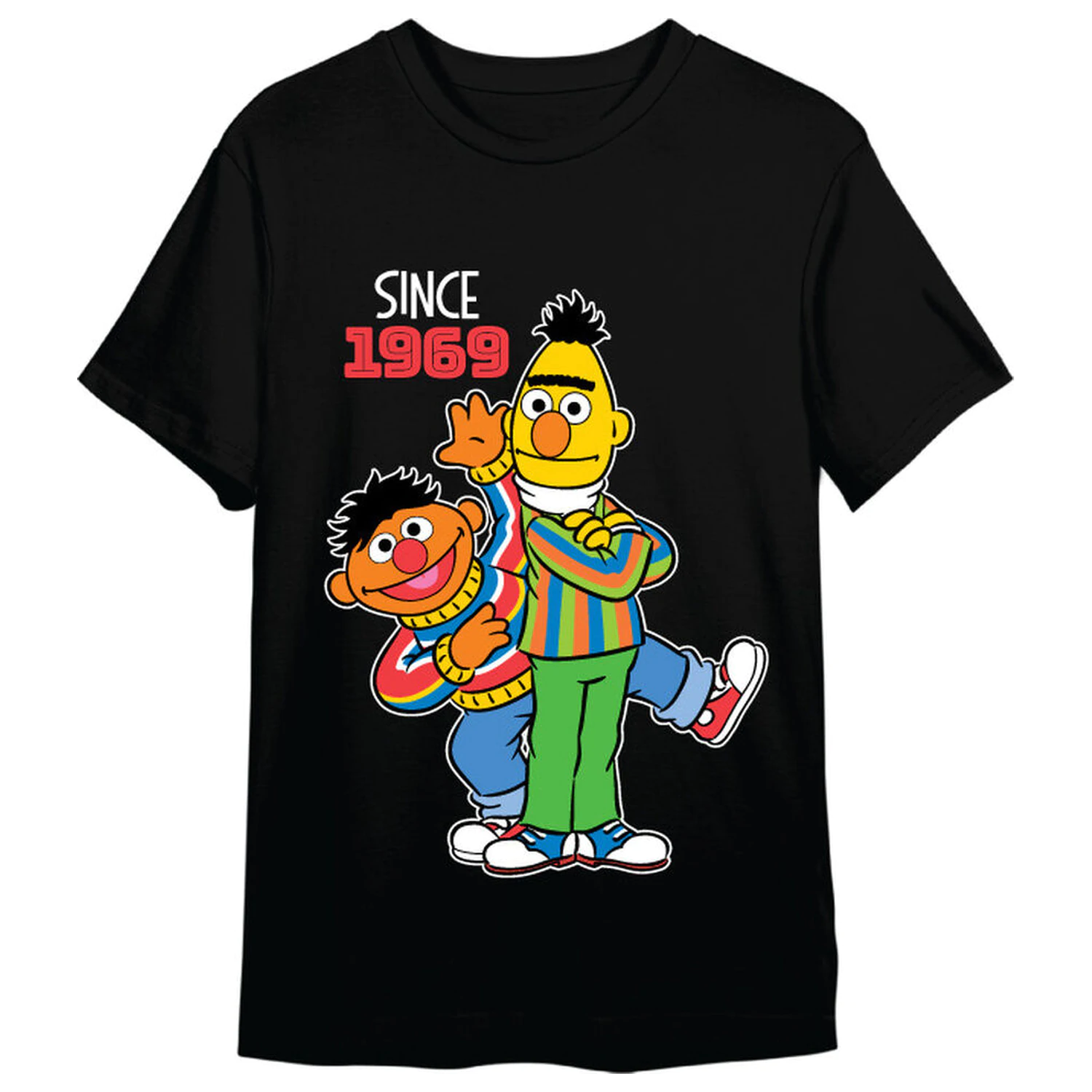 Sesame Street Ernie & Bert 1969 dospělé tričko fotografii produktu