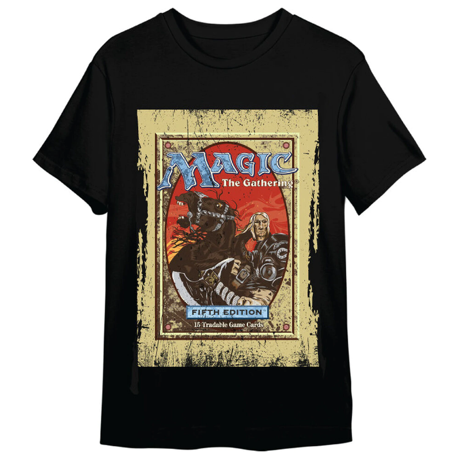 Magic the Gathering Black Knight dospělé tričko fotografii produktu