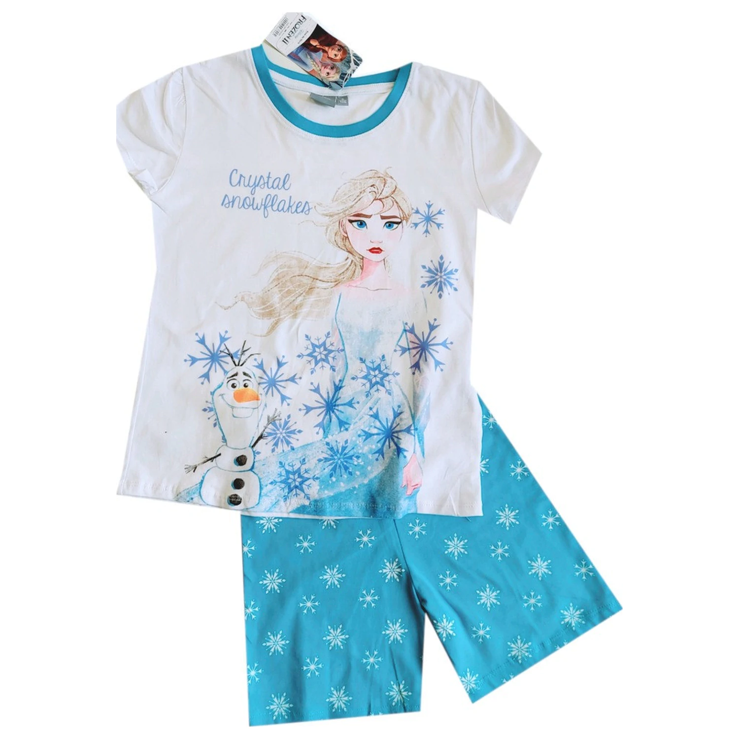 Disney Frozen Crystal Krátké pyžamo pro děti fotografii produktu