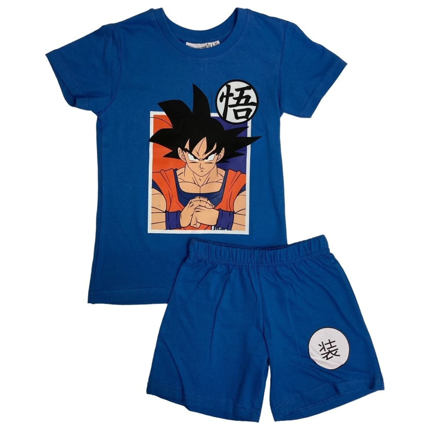 Dragon Ball Super Saiyan Blue Dětské krátké pyžamo fotografii produktu