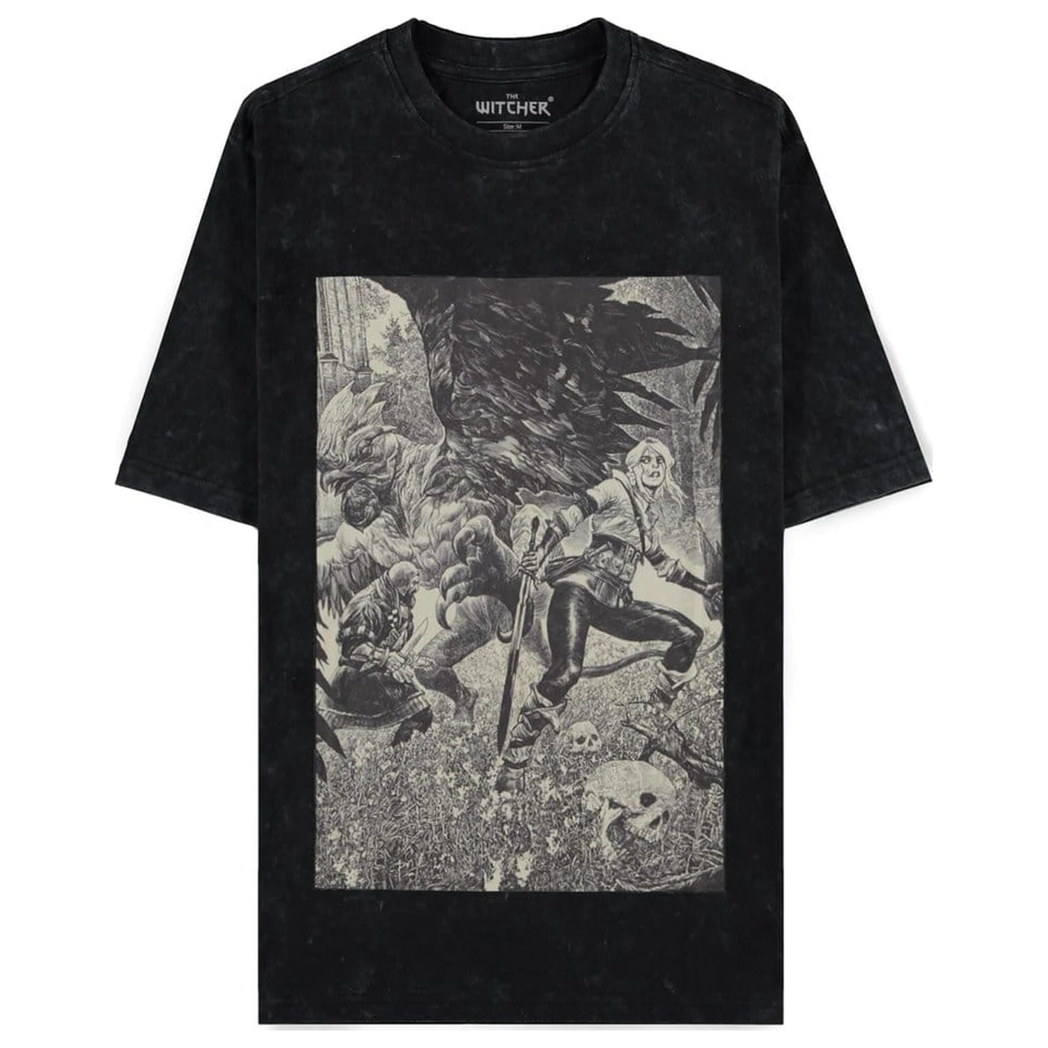 The Witcher tričko Ciri and the Basilisk fotografii produktu