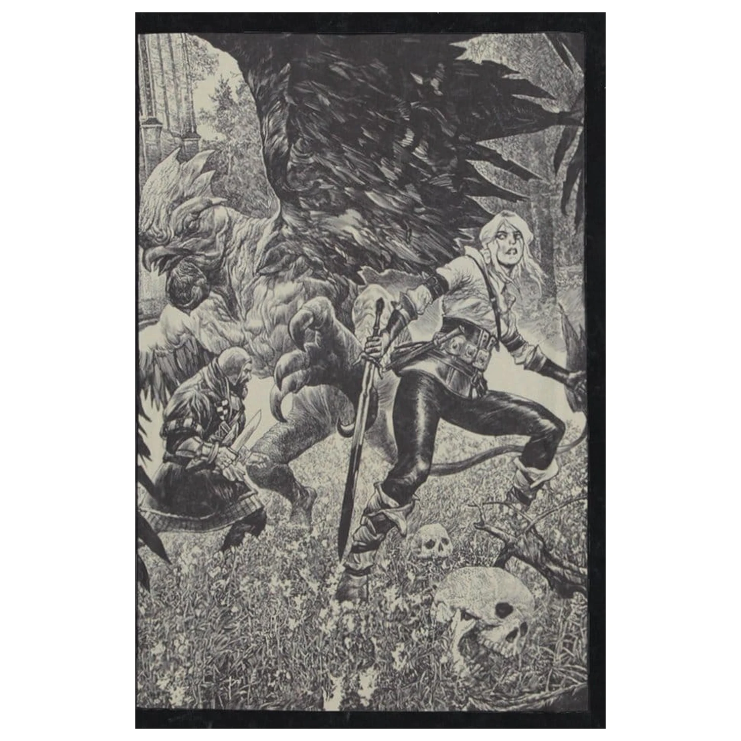 The Witcher tričko Ciri and the Basilisk fotografii produktu