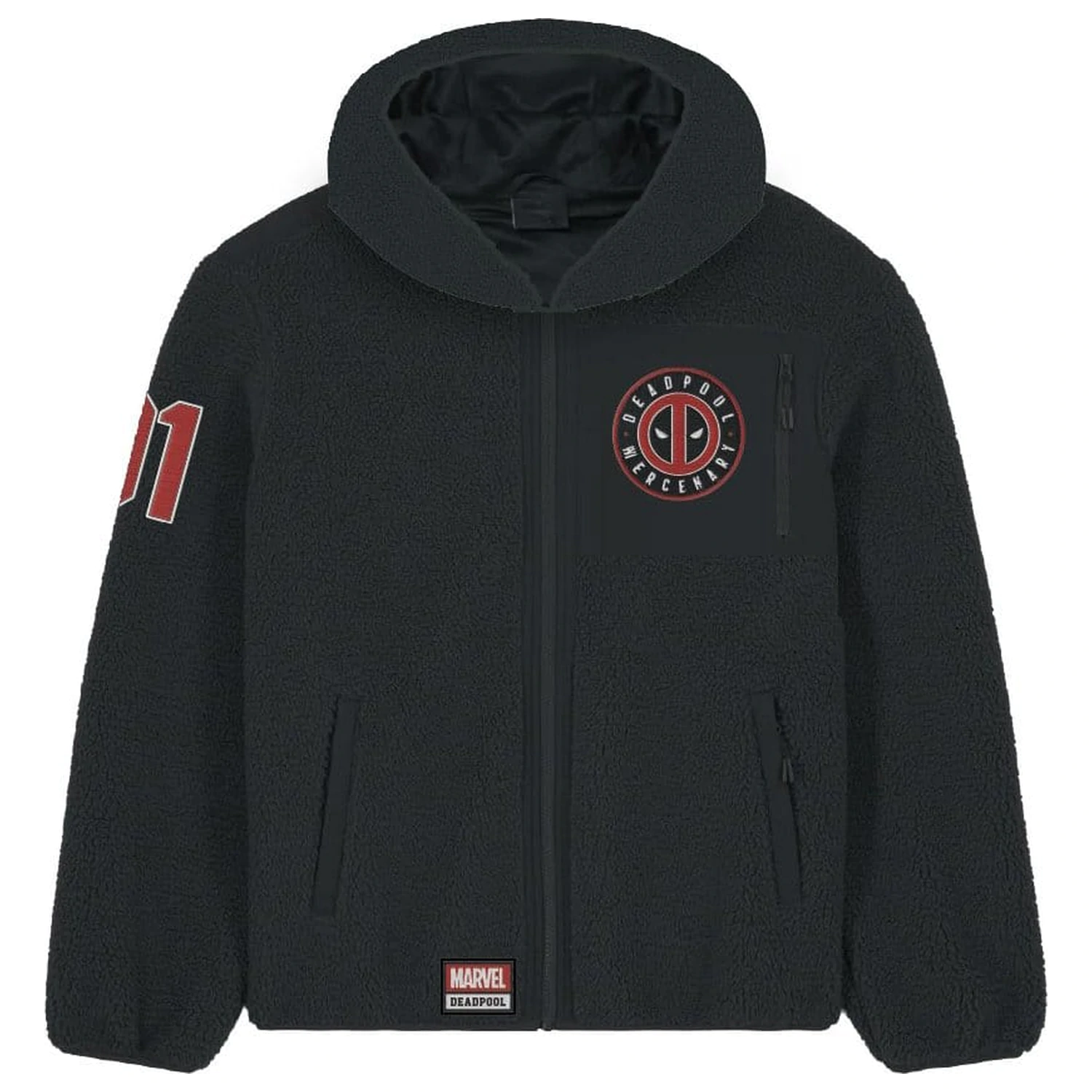 Marvel Sherpa Bunda Deadpool Logo fotografii produktu