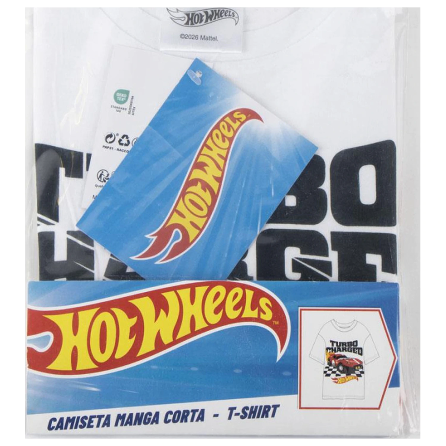 Hot Wheels Turbo Kids' Tričko s Krátkým Rukávem, Top fotografii produktu