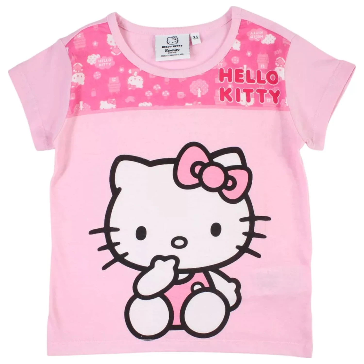 Hello Kitty Cutie Light Pink Kids Krátké Pyžamo fotografii produktu