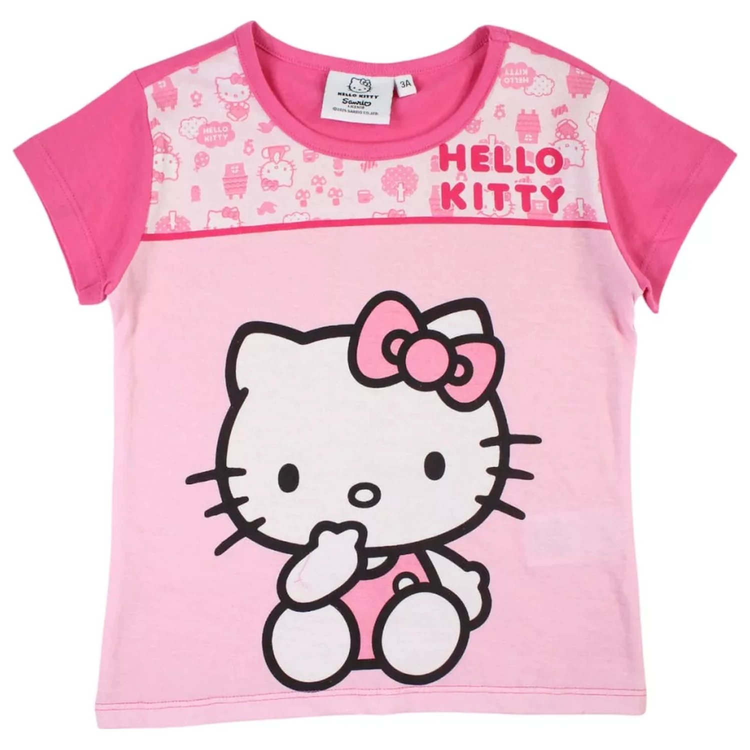 Hello Kitty Cutie Pink dětské krátké pyžamo fotografii produktu