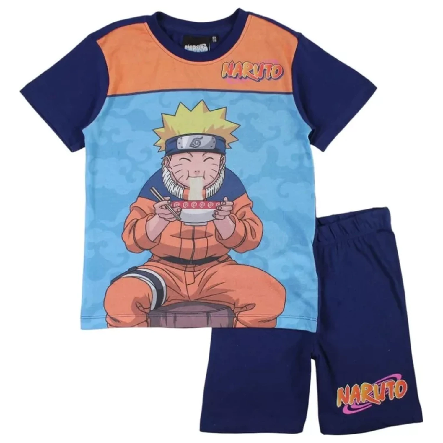 Naruto Ramen modré dětské krátké pyžamo fotografii produktu
