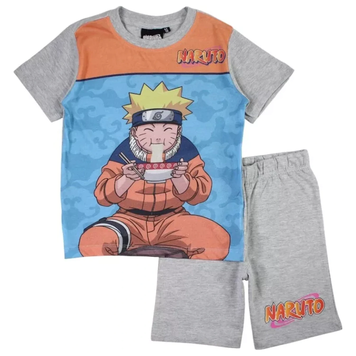 Naruto Ramen Grey Dětské Krátké Pyžamo fotografii produktu