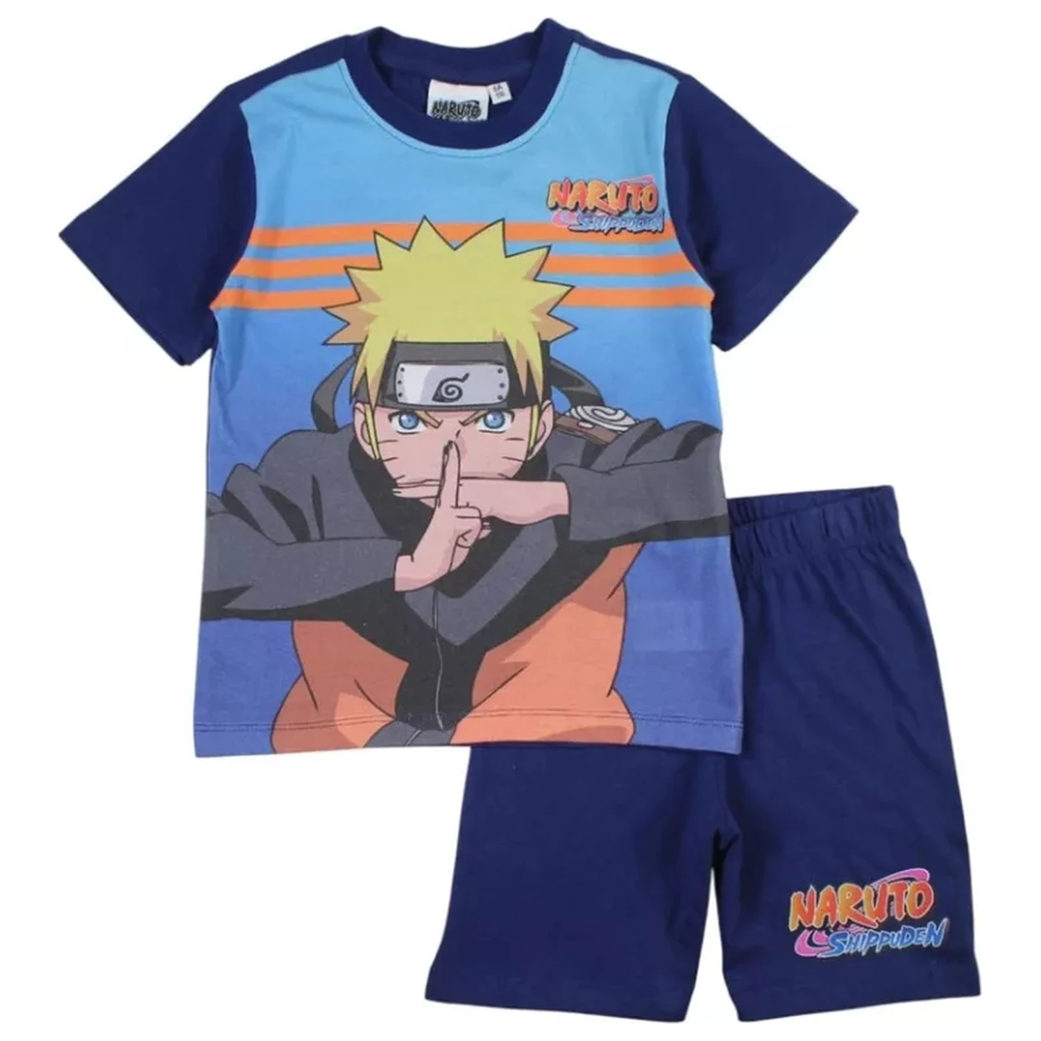 Naruto Shadow Clone modré dětské krátké pyžamo fotografii produktu