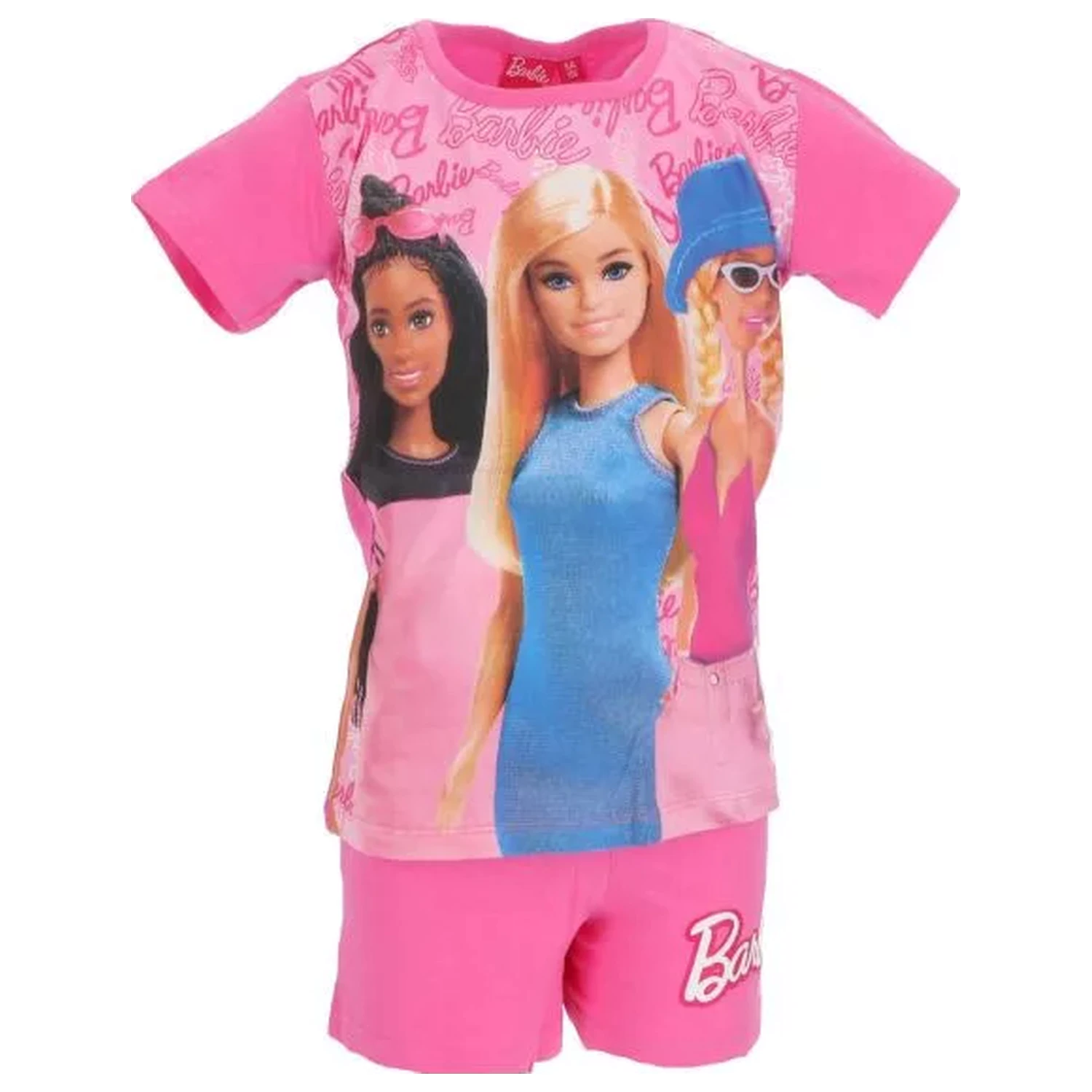 Barbie Trendy Pink Krátké Pyžamo pro Děti fotografii produktu
